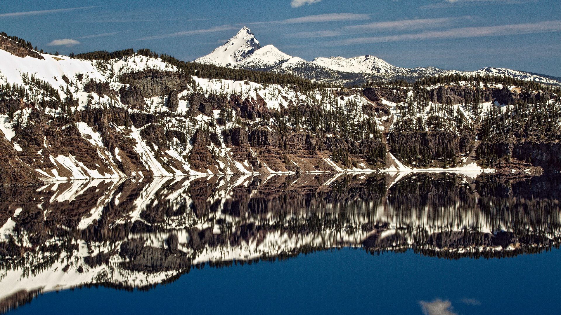 озеро, кратер