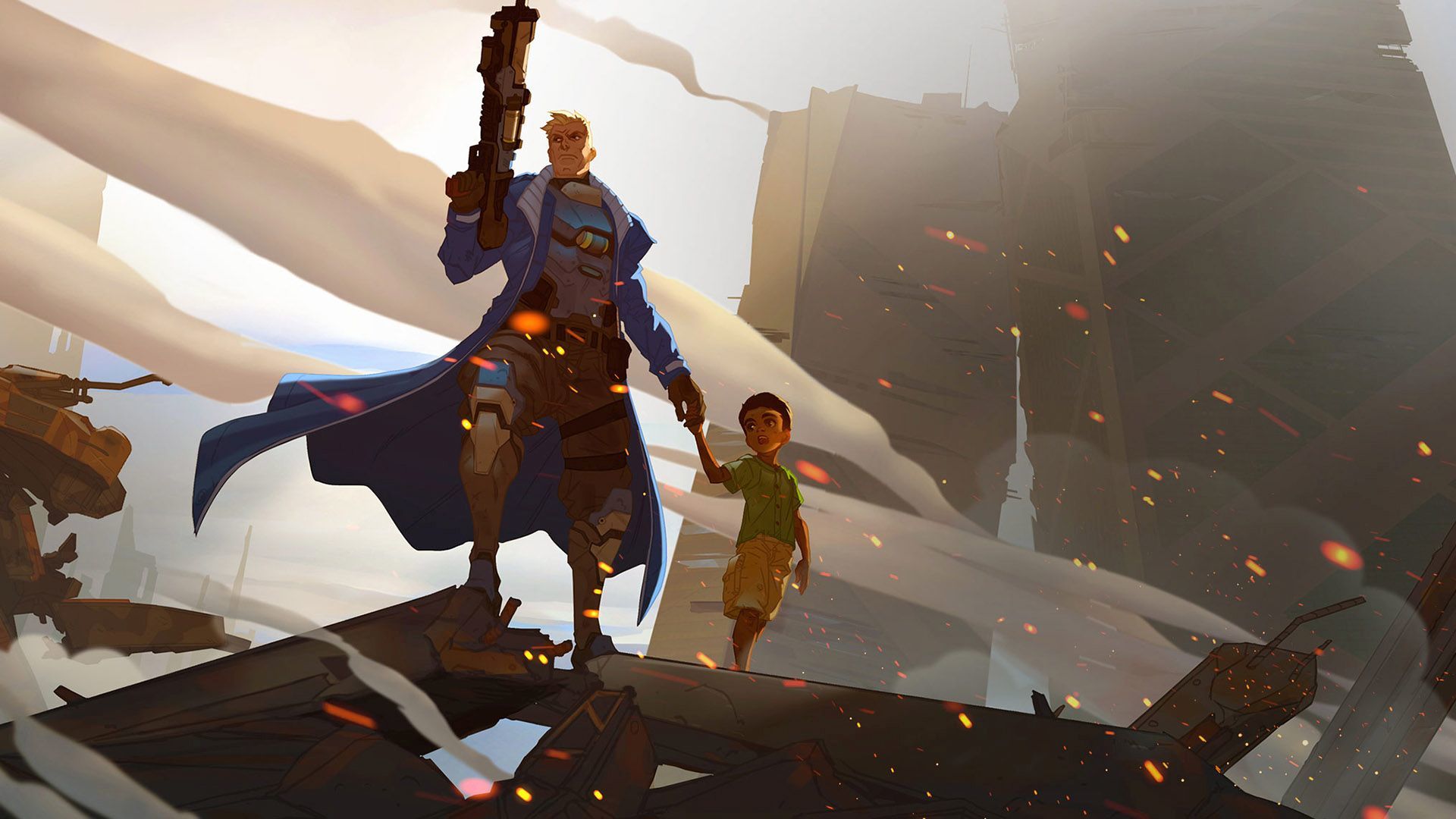 overwatch, солдат