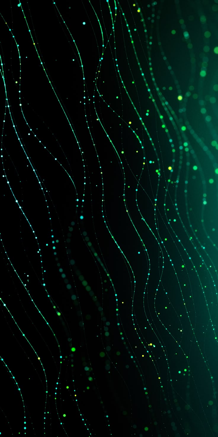 закрытие зеленого и черного фона с большим количеством точек