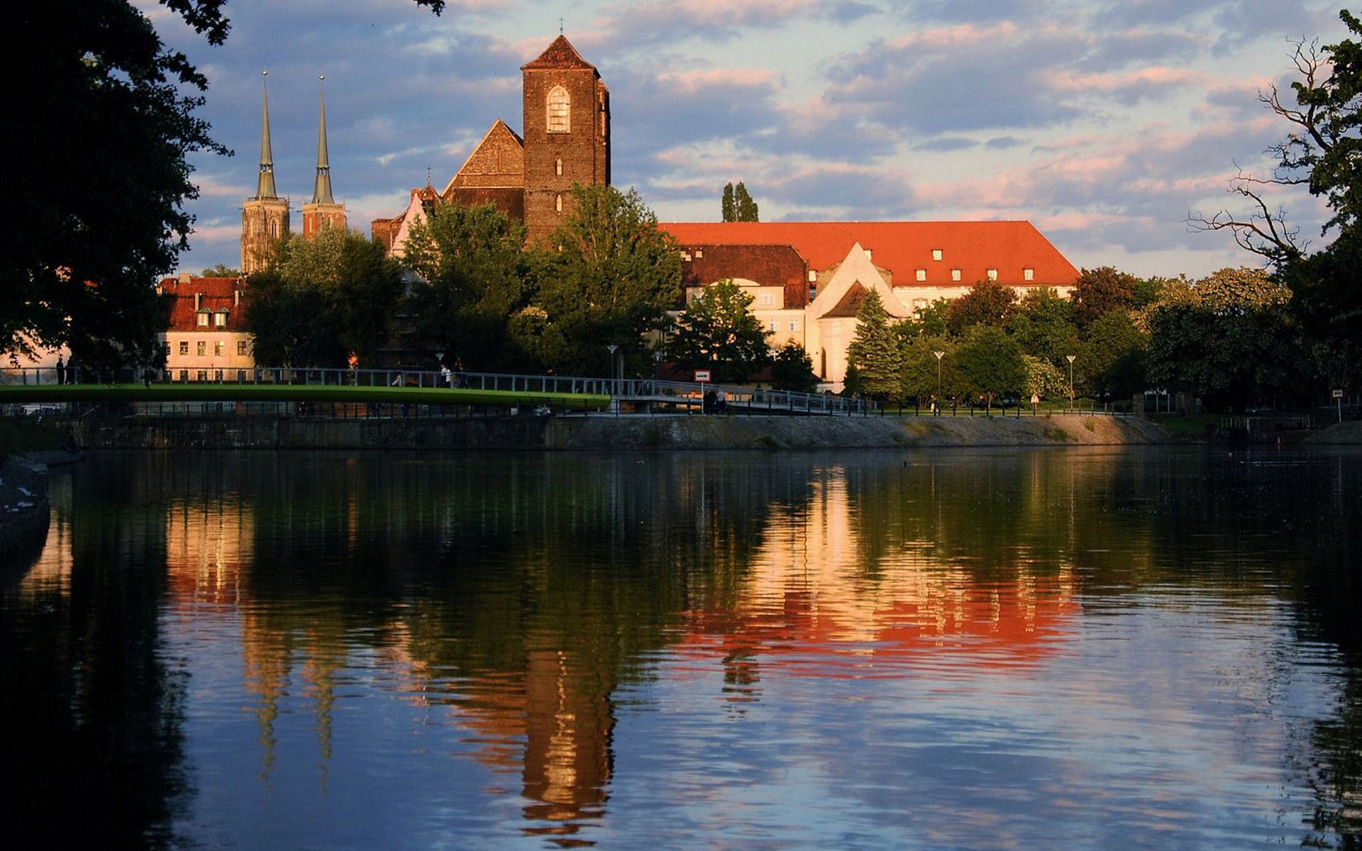 река, кросс, озеро