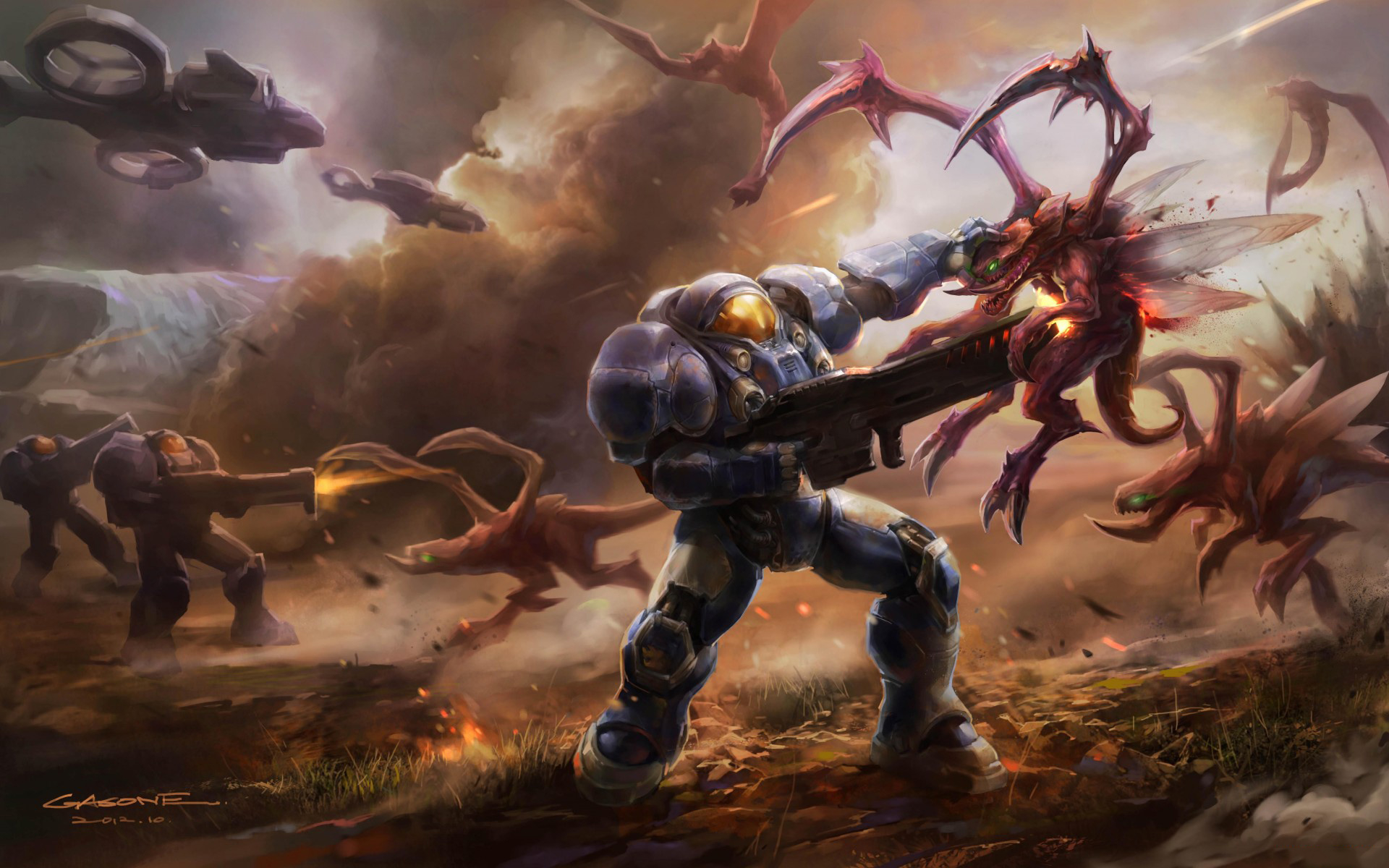 starcraft, концепция, искусство