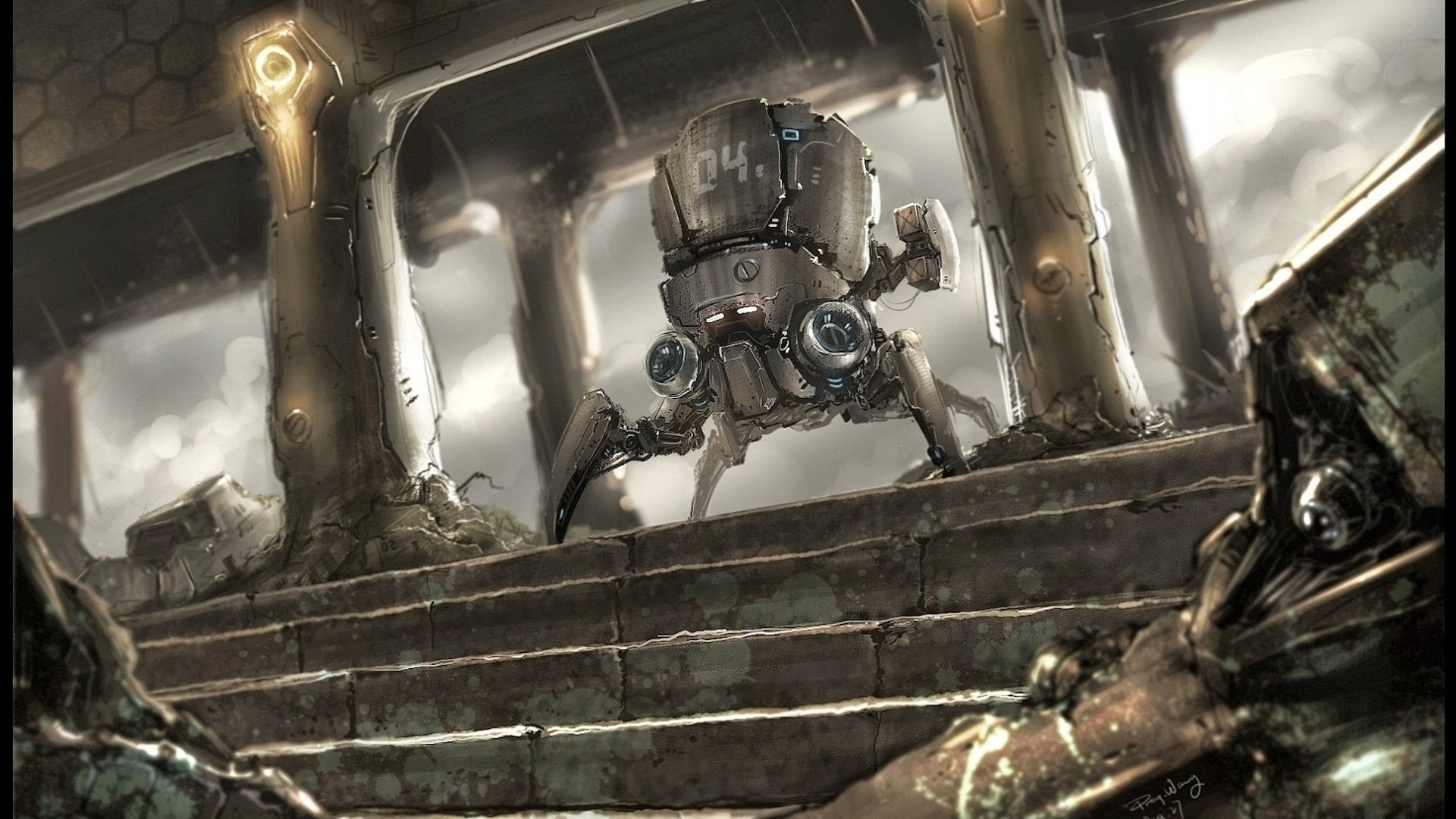 искусство, робот, мех