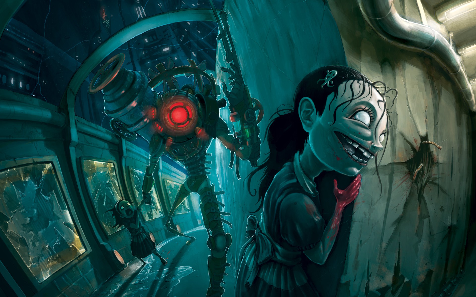 сестричка, bioshock, биг