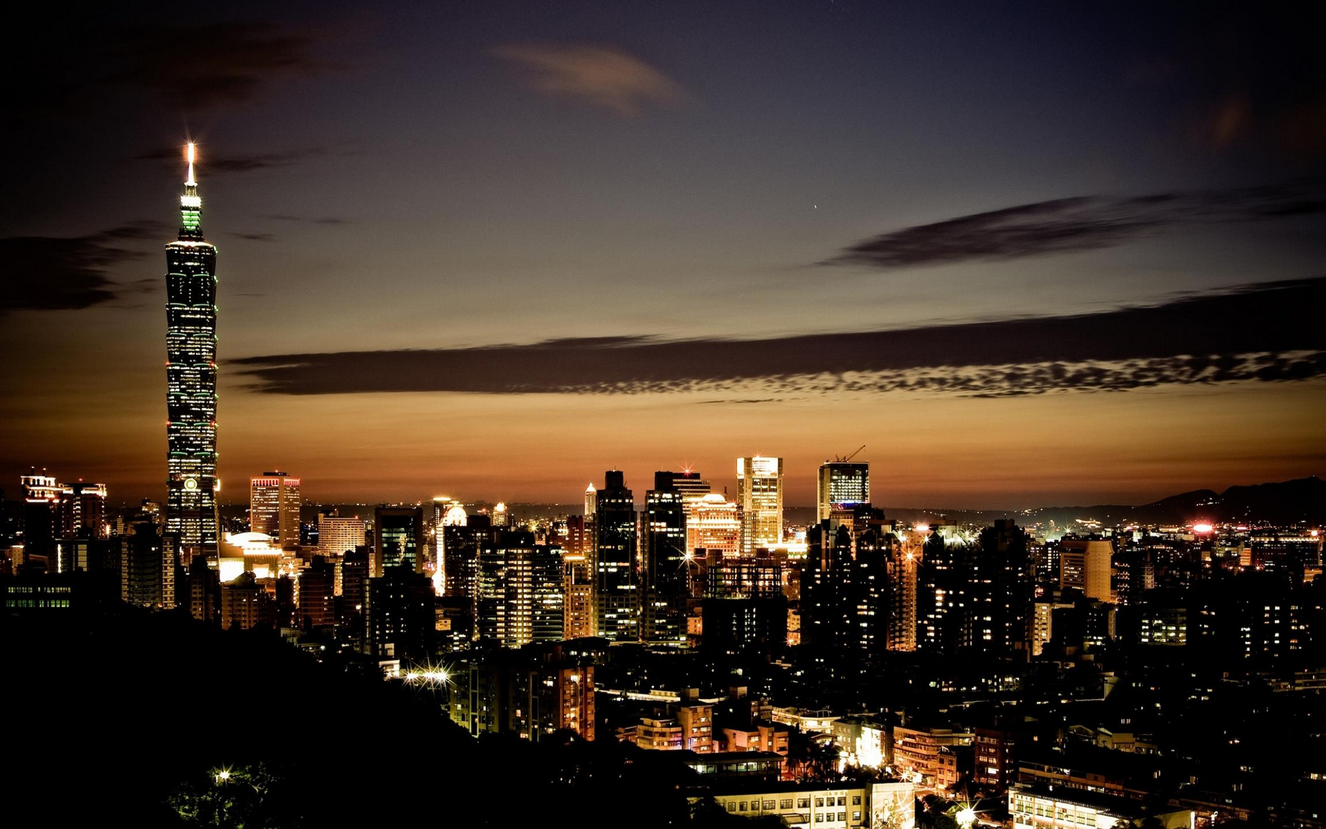 cities, landscapes, закат