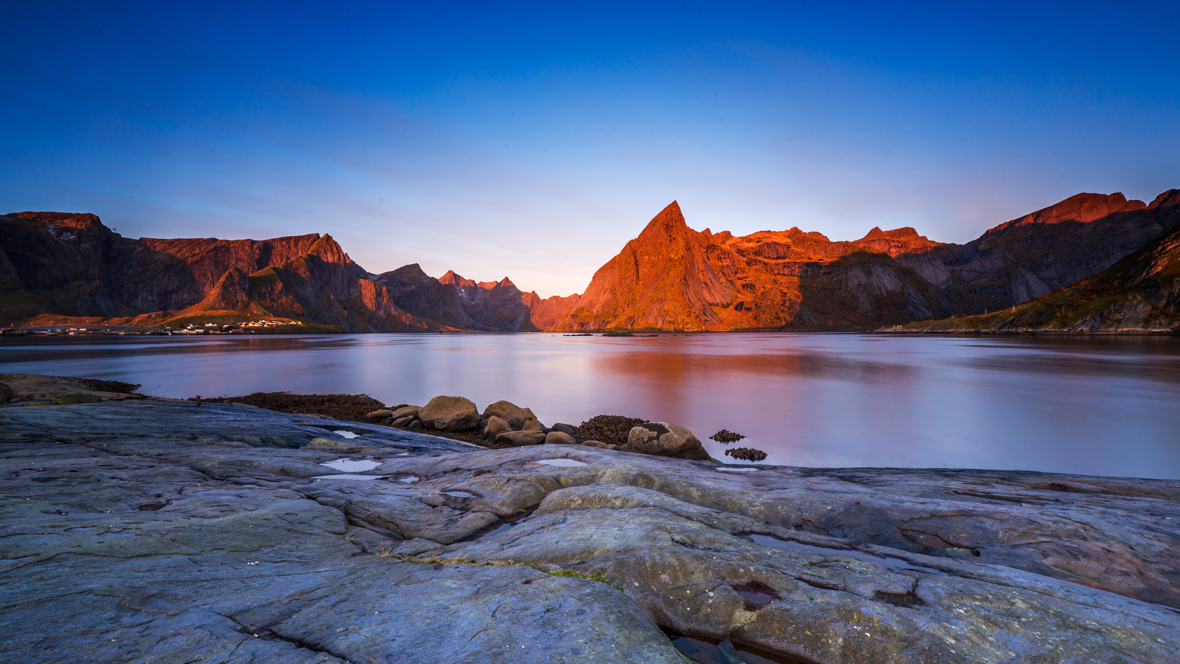 ноль, лофотен, гора