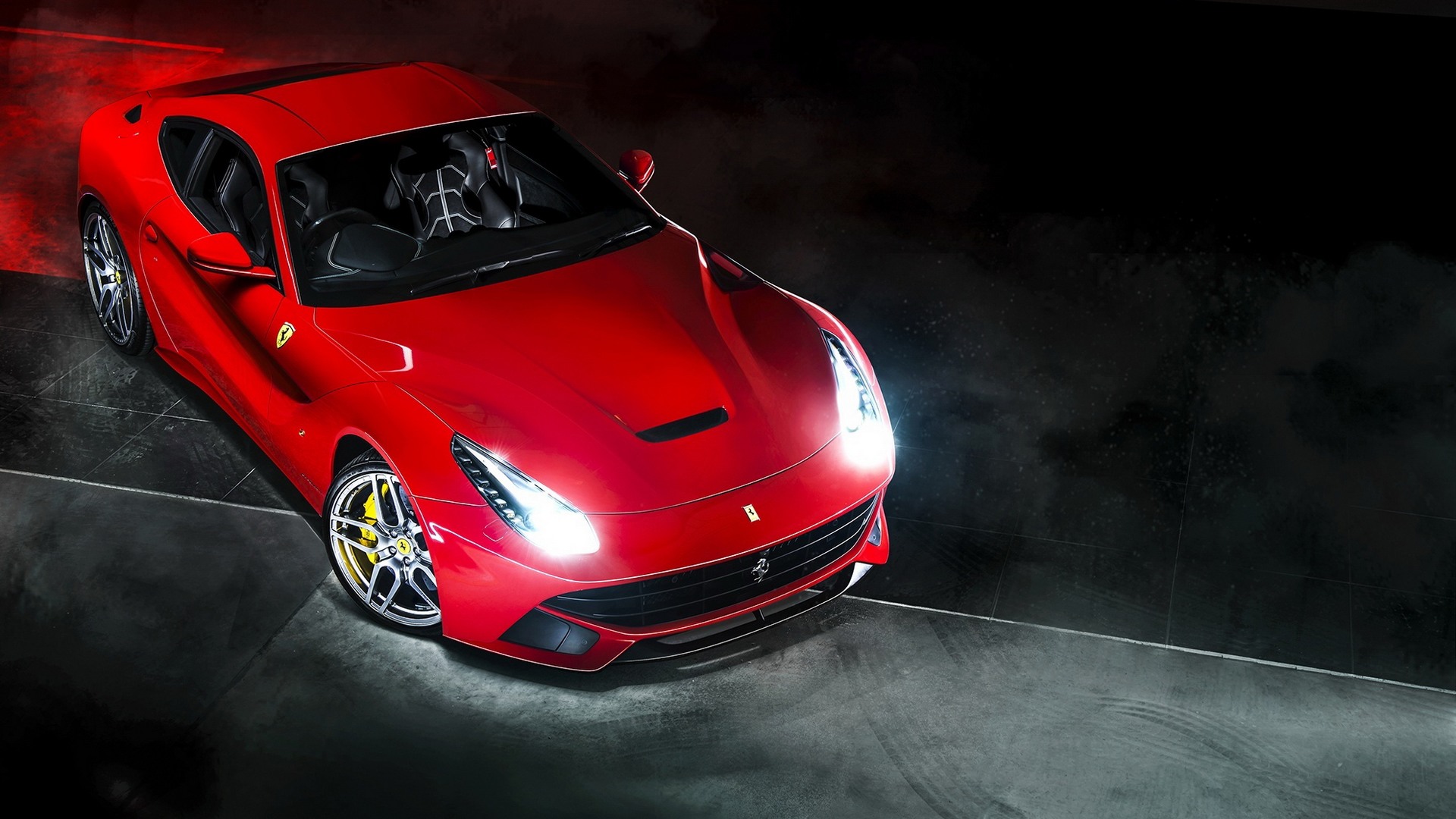 ferrari, автомобили, темные