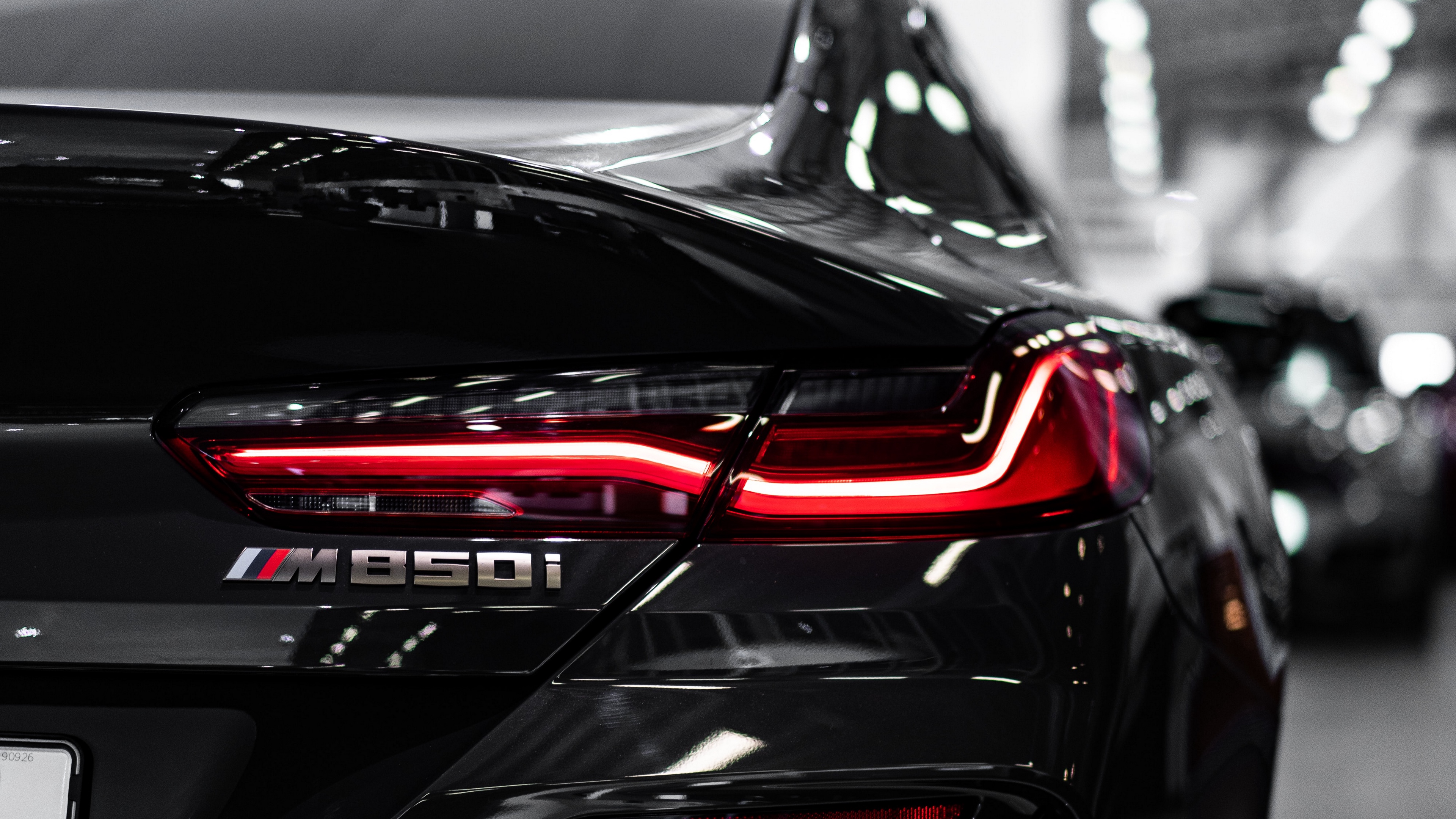 850i, бмв, черный
