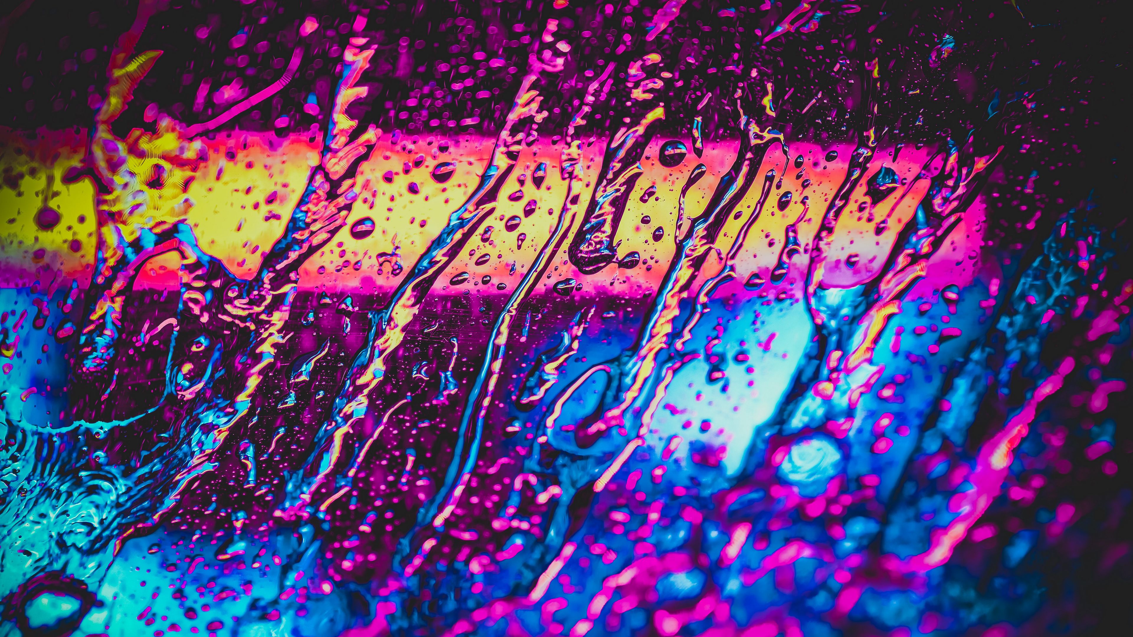 multicolored, policjancus, water