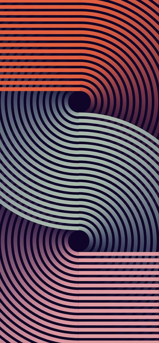 завершение красочного абстрактного дизайна со спиральным дизайном