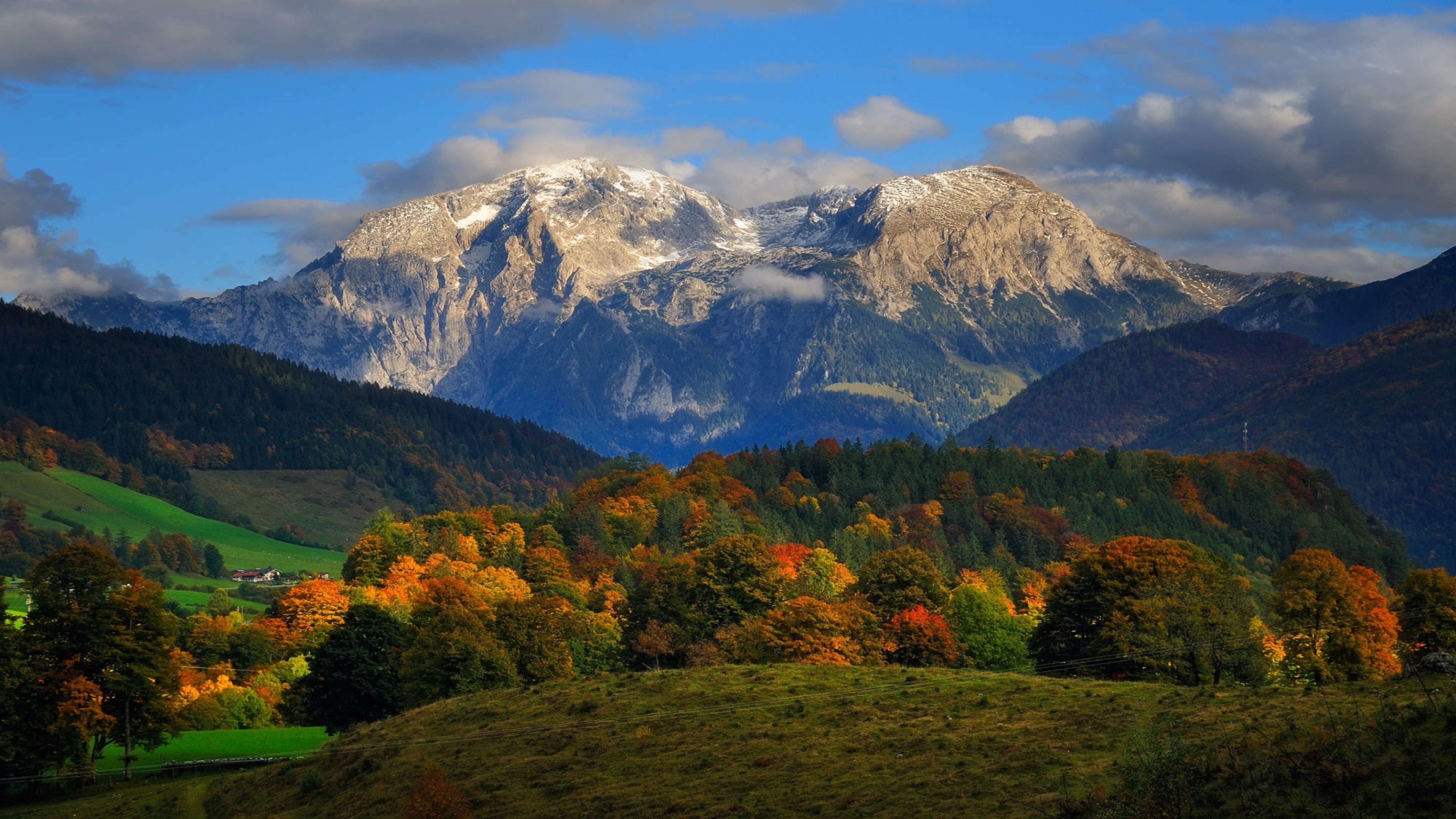 Баварские Альпы осенью