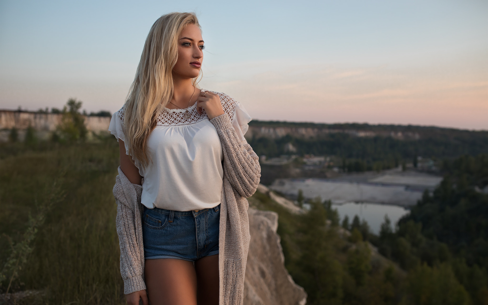 блондинки, сиськи