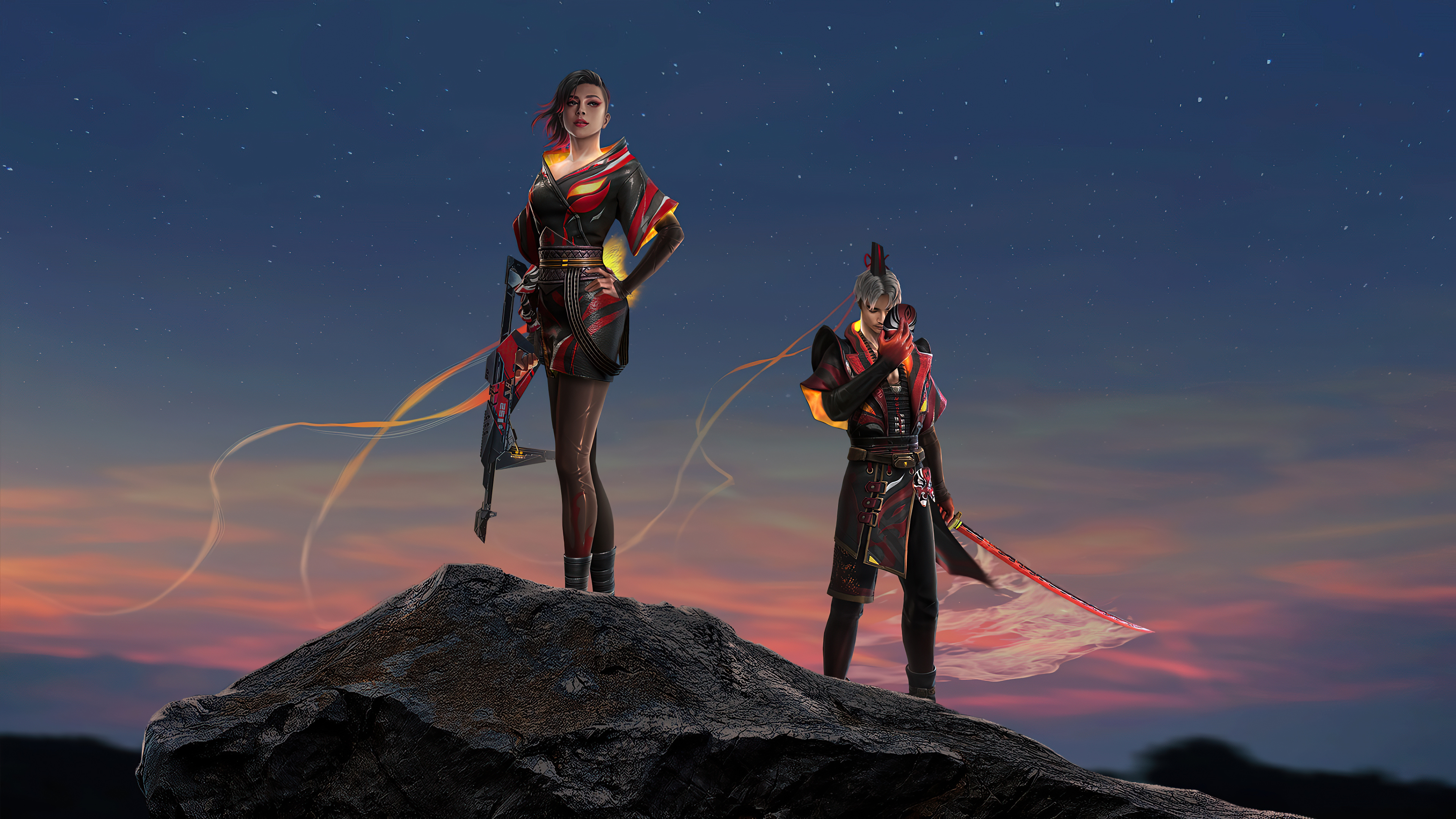 огонь, гарена, меломан