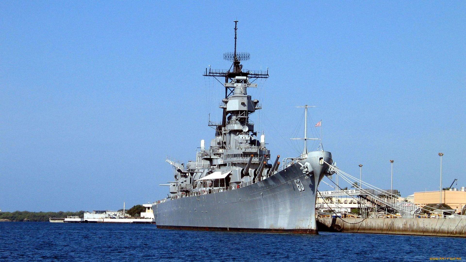миссури, сша, линкор
