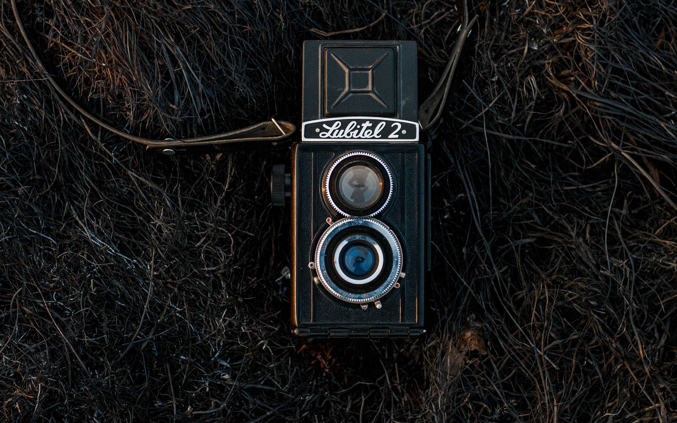 ретро, фотоаппарат, телефон
