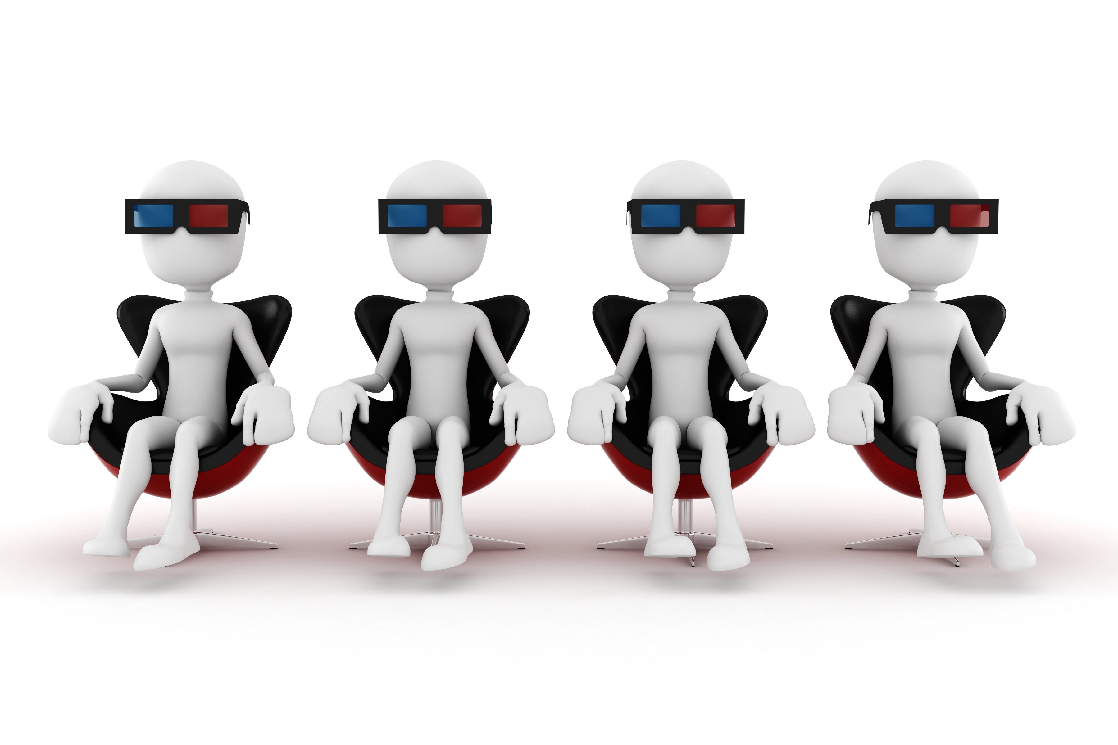 человечки, взгляд, клипарт