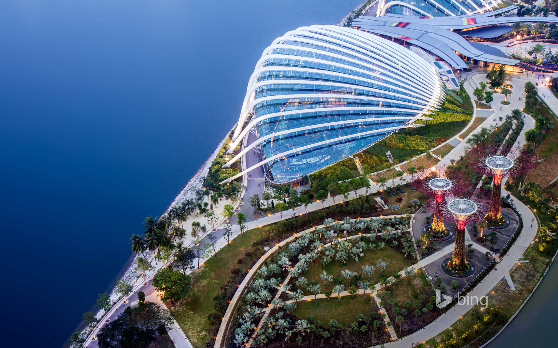 bay, singapore, город