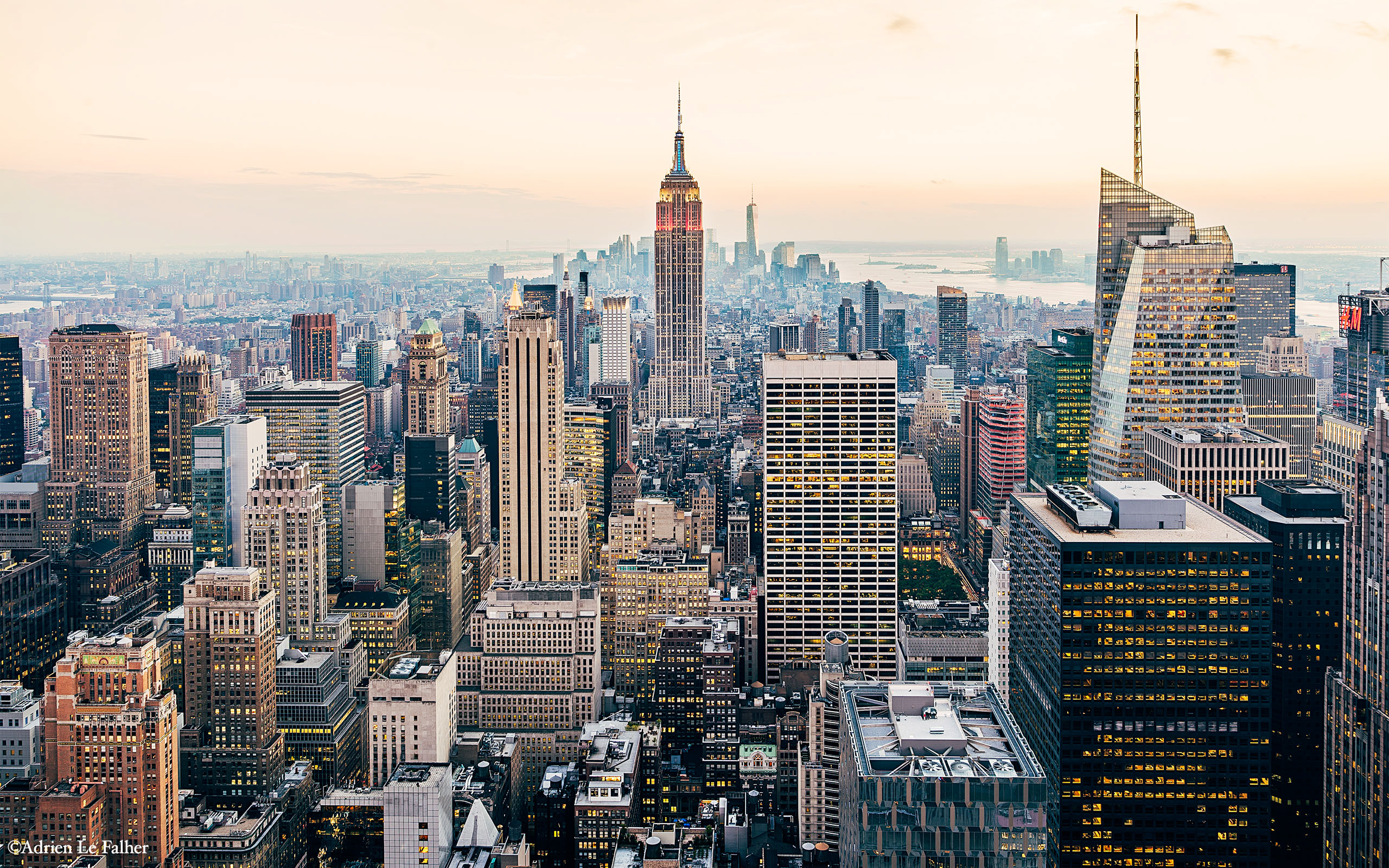 new, york, крыши