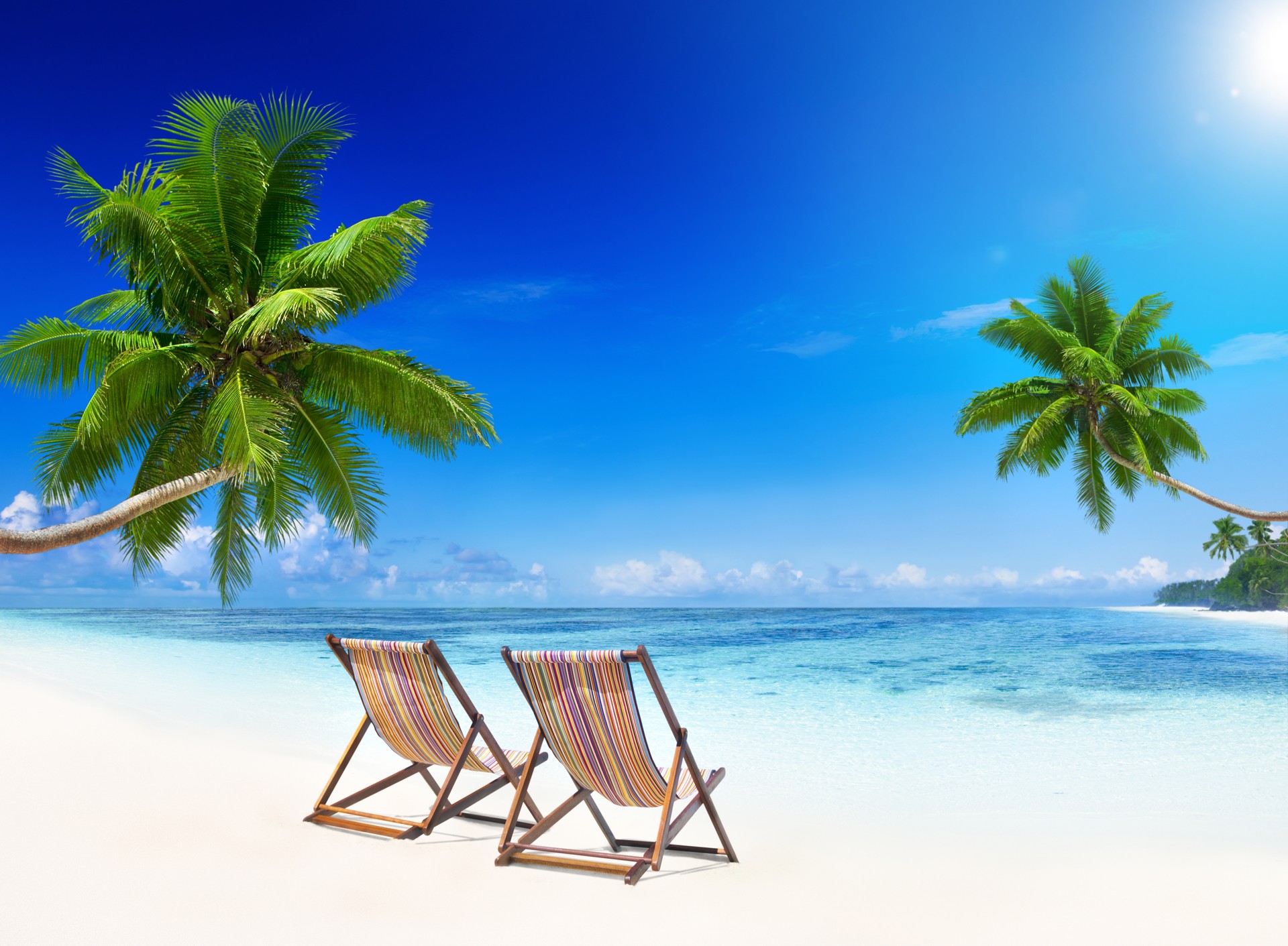 paisaje, playa, pantalla