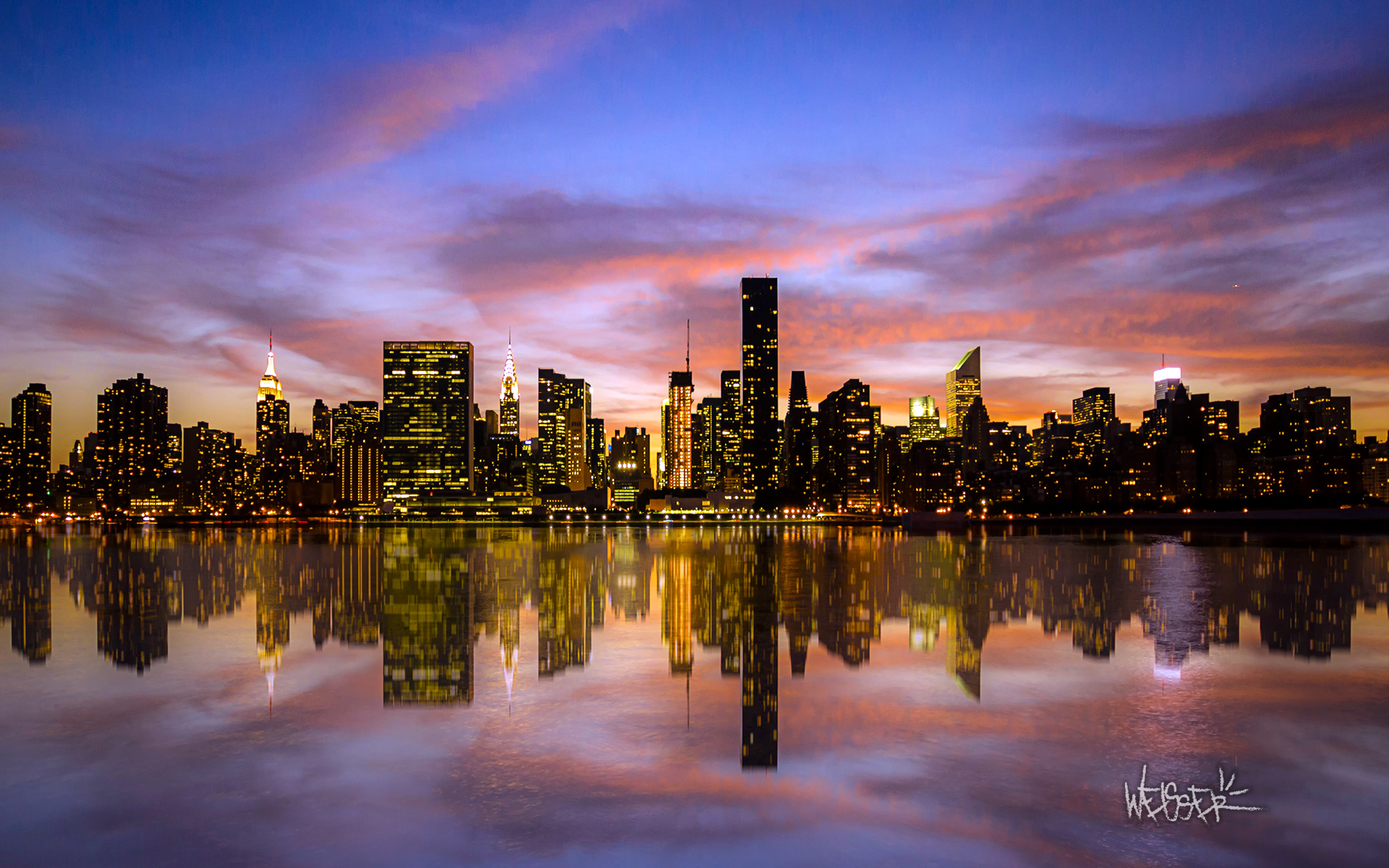 закат, manhattan