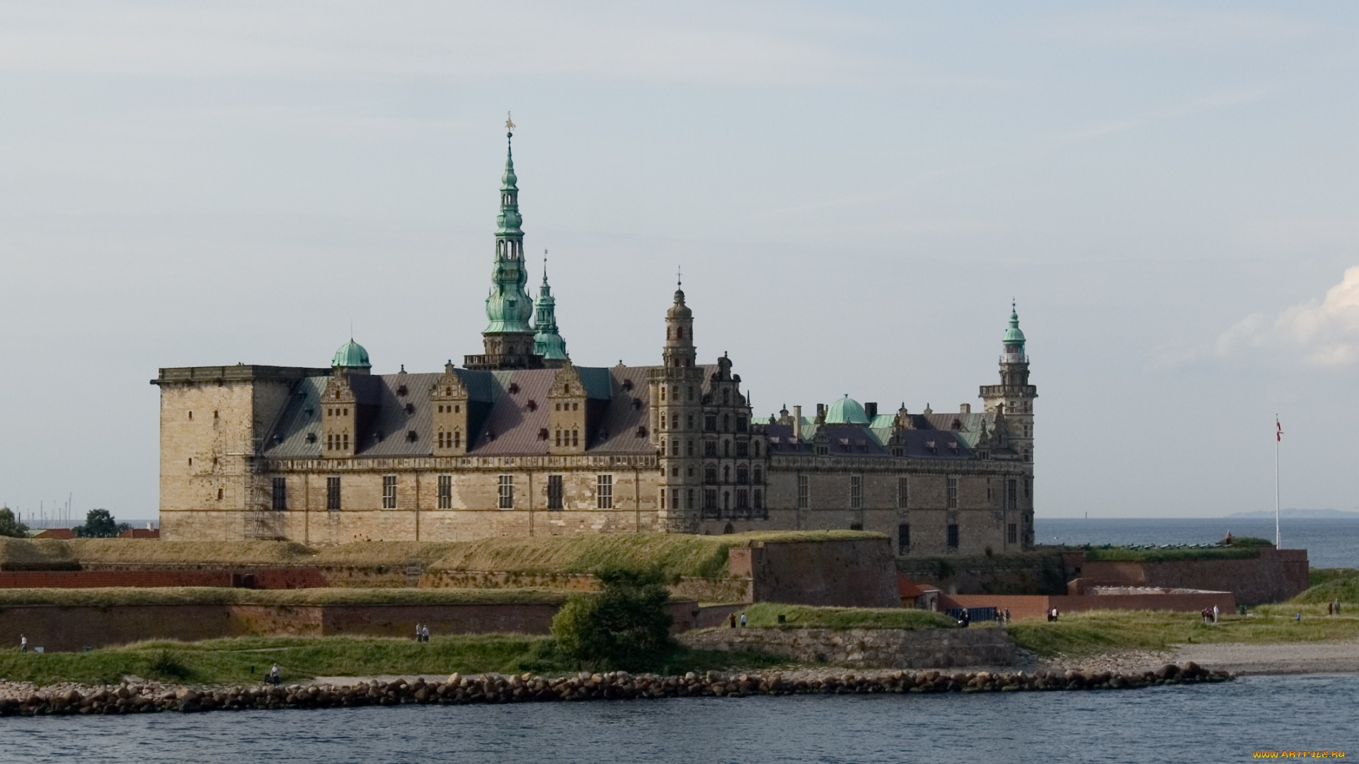 замок, кронборг, denmark