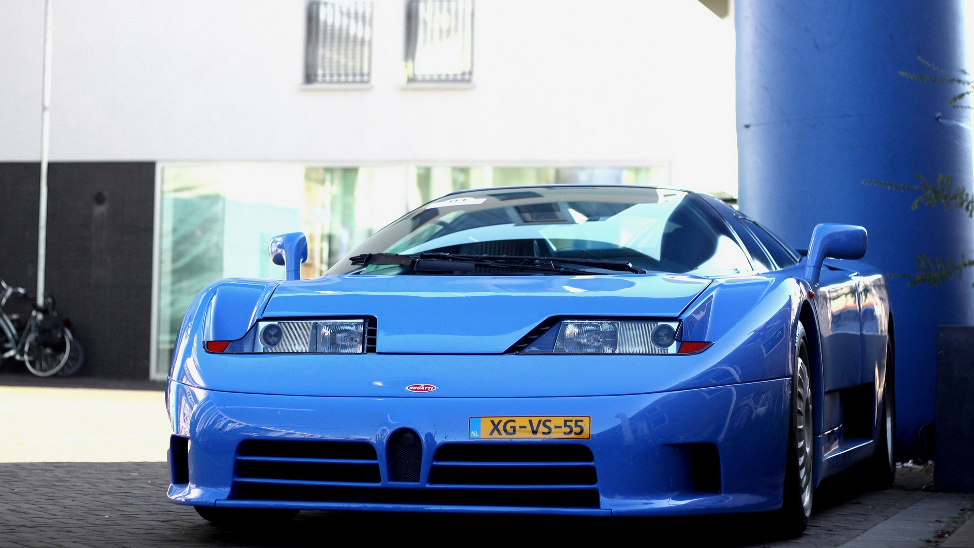 bugatti, eb, синий