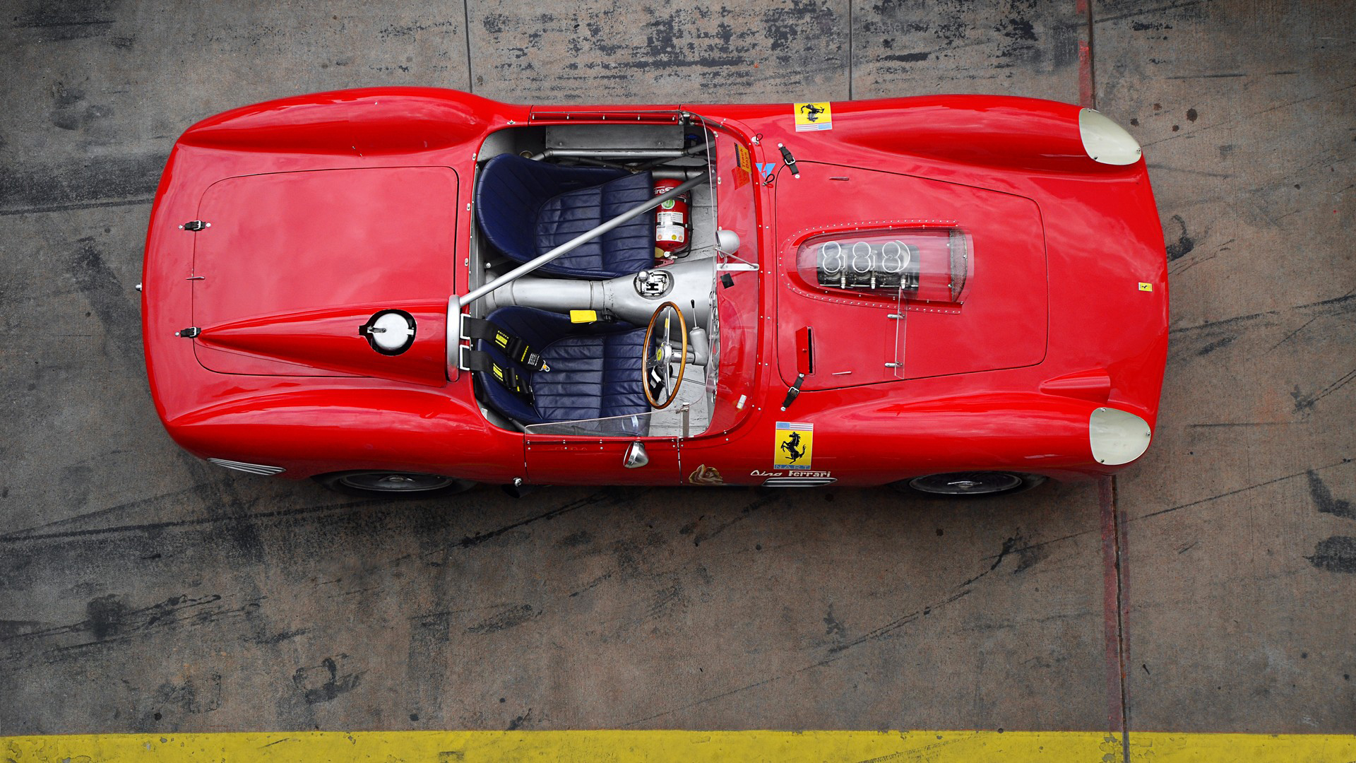 ferrari, классический, автомобиль
