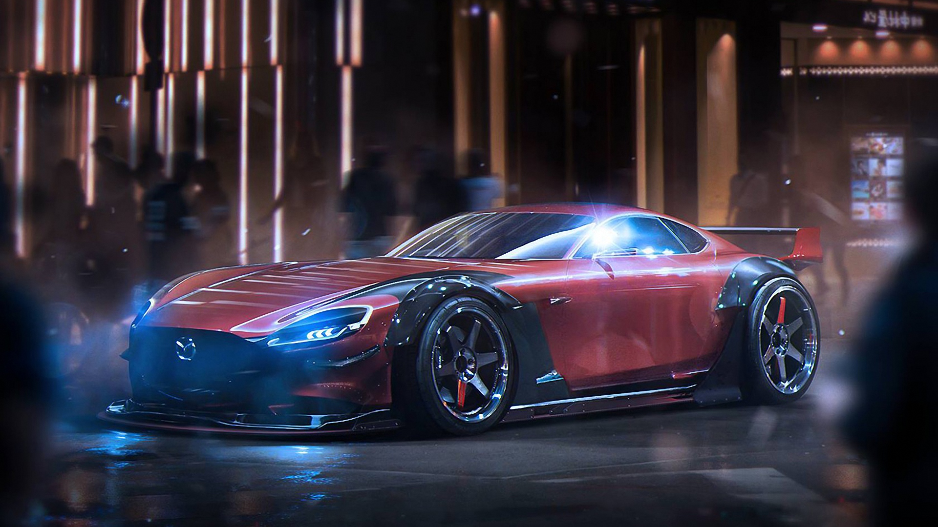 мазда, видение, турисмо