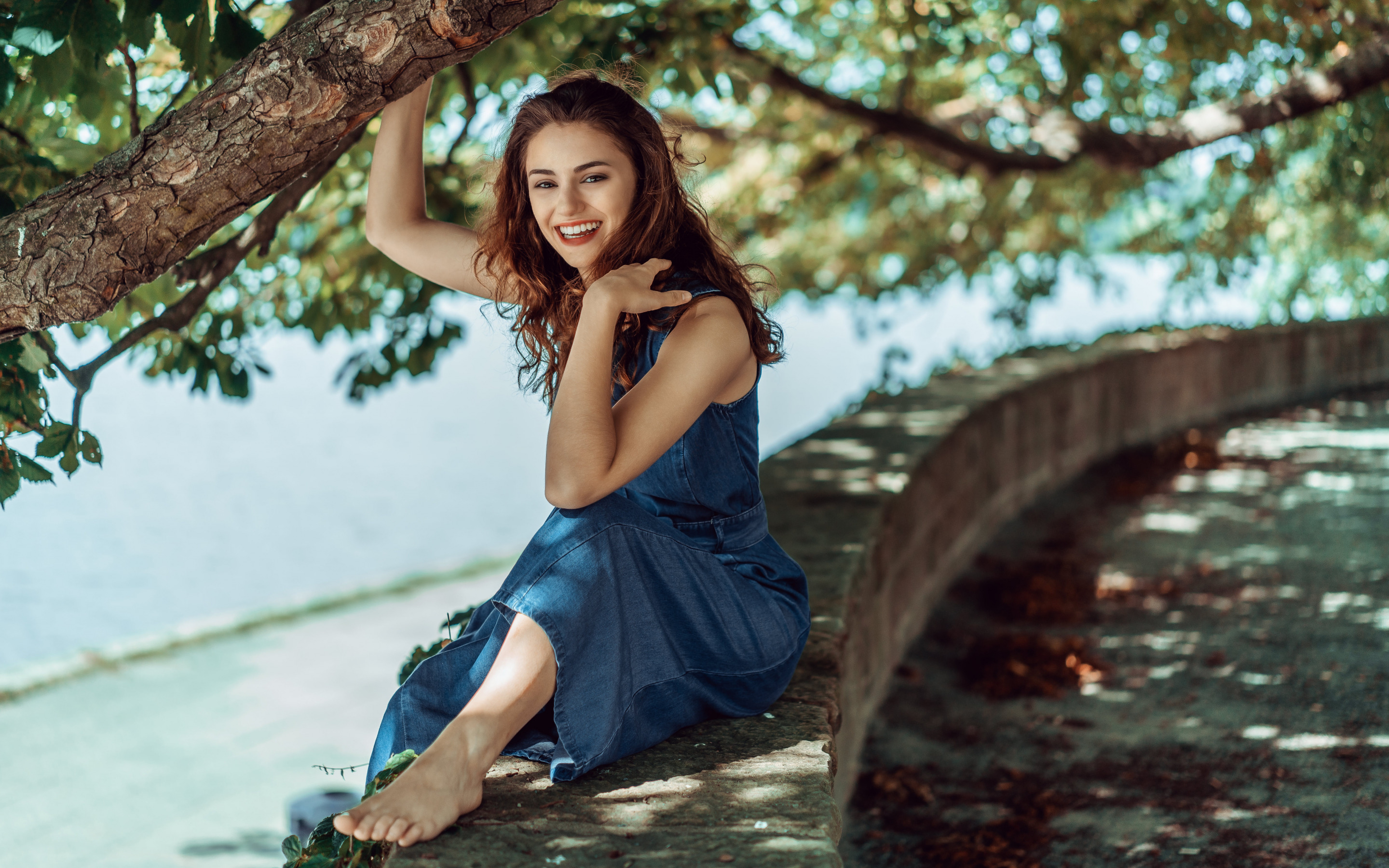 sonriendo, улыбка, pantalla