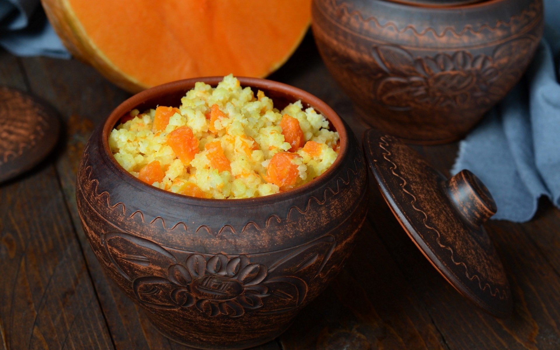 каши, горшочек, круп