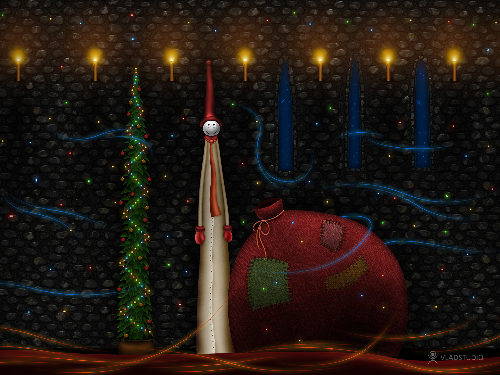 сумка, xmas