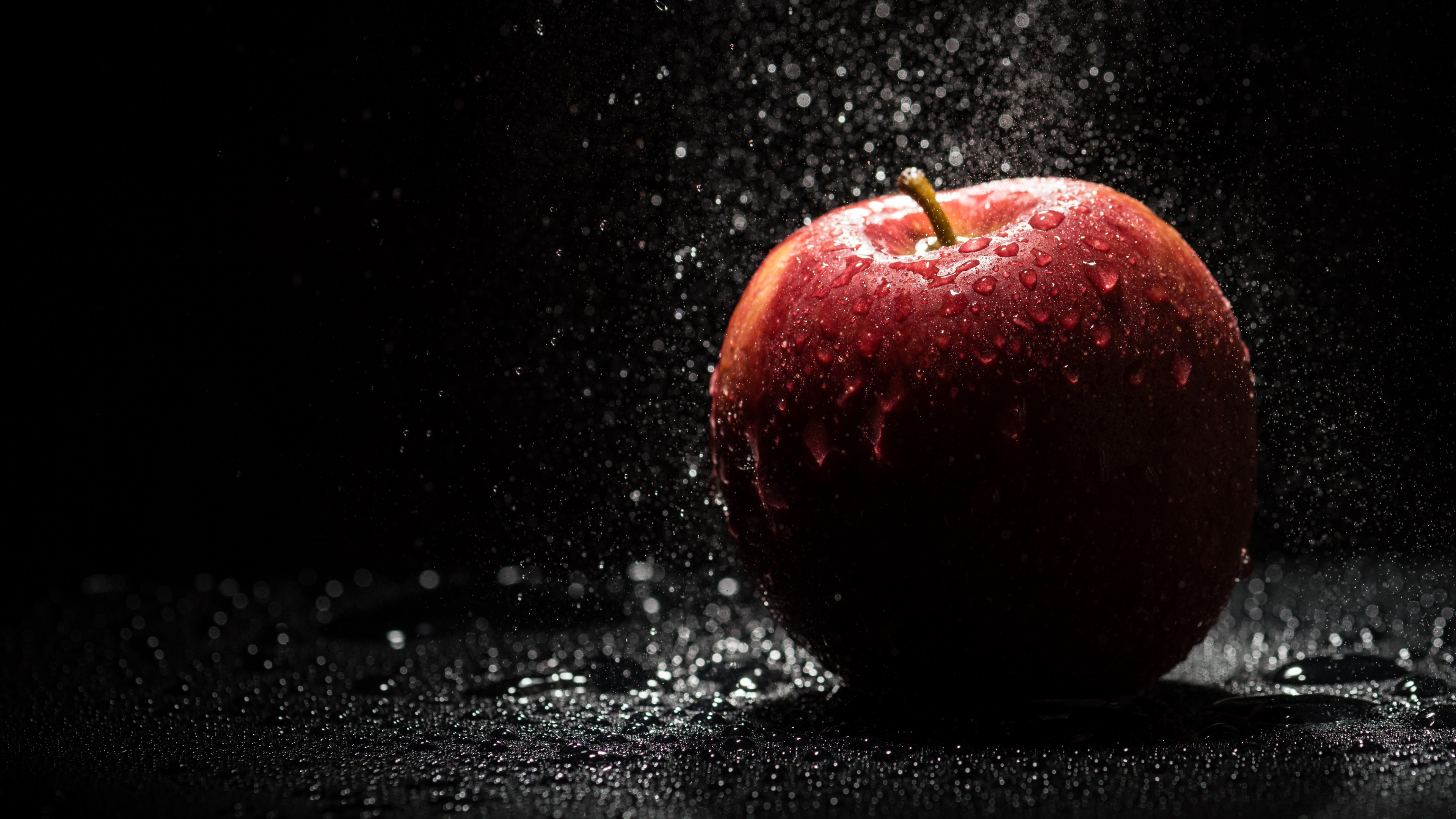 apple, брызги, water