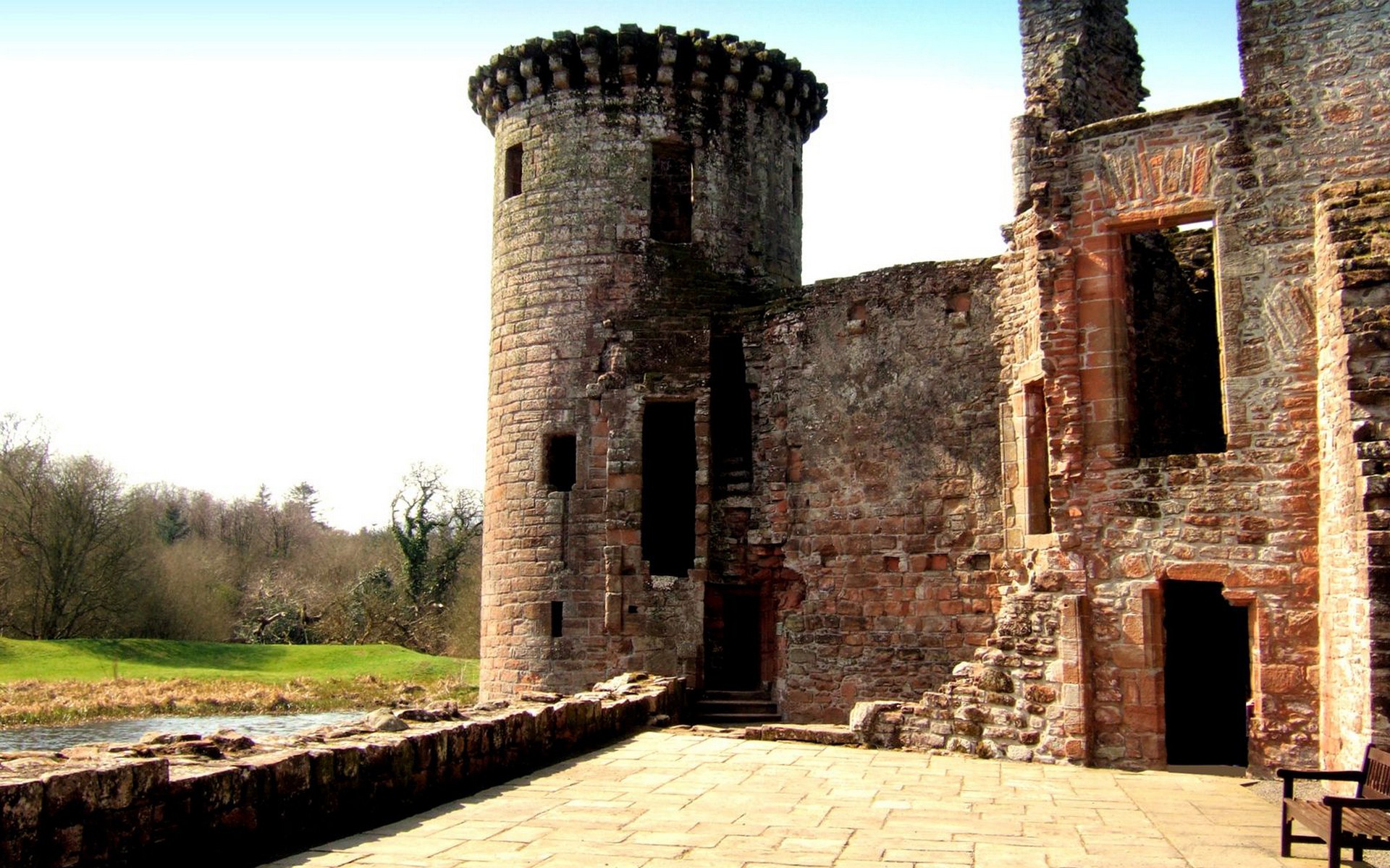 замок, caerlaverock