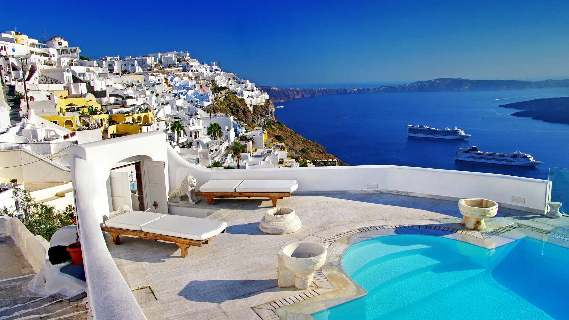 greece, rook, santorinit