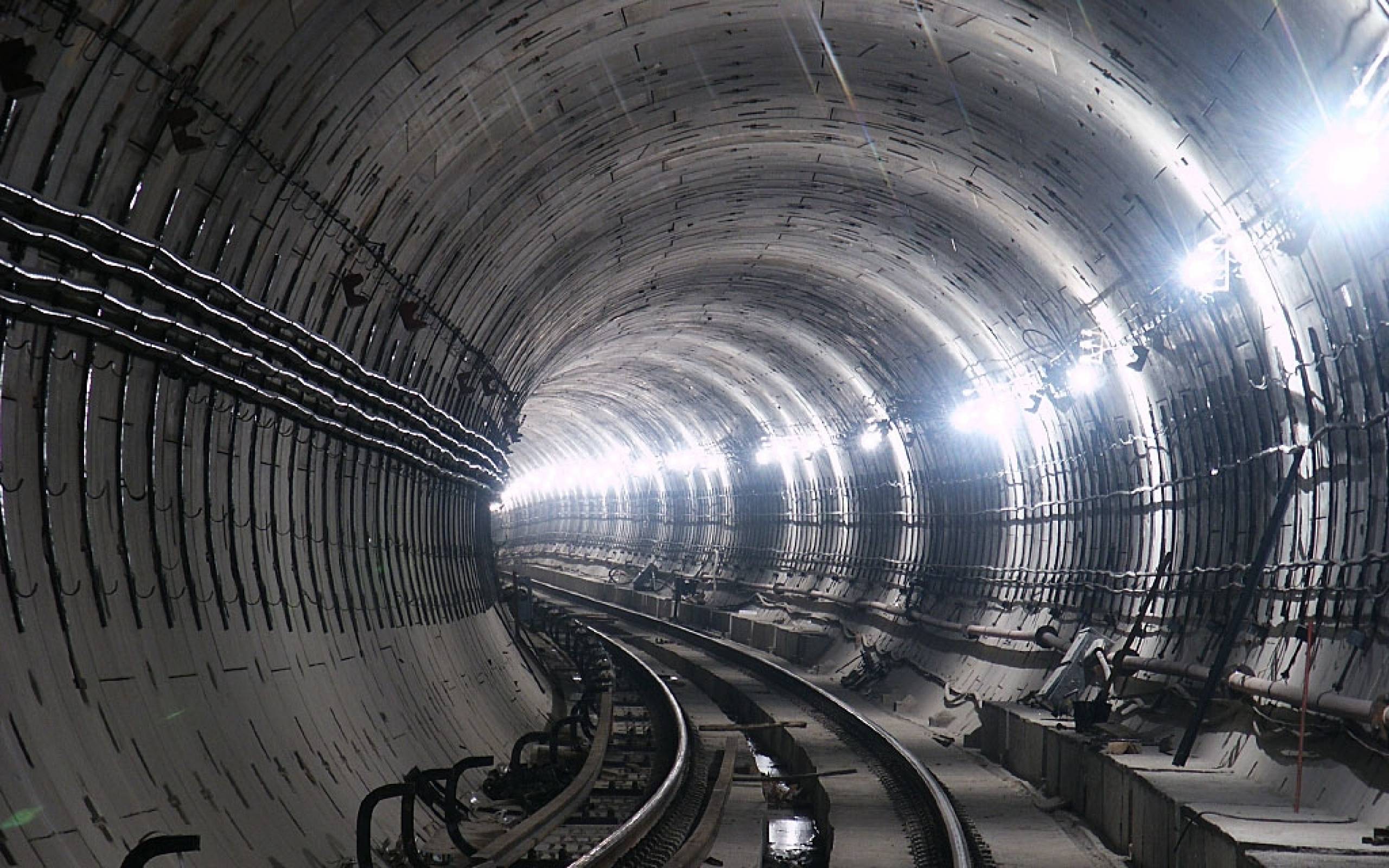 metro, туннель, большой
