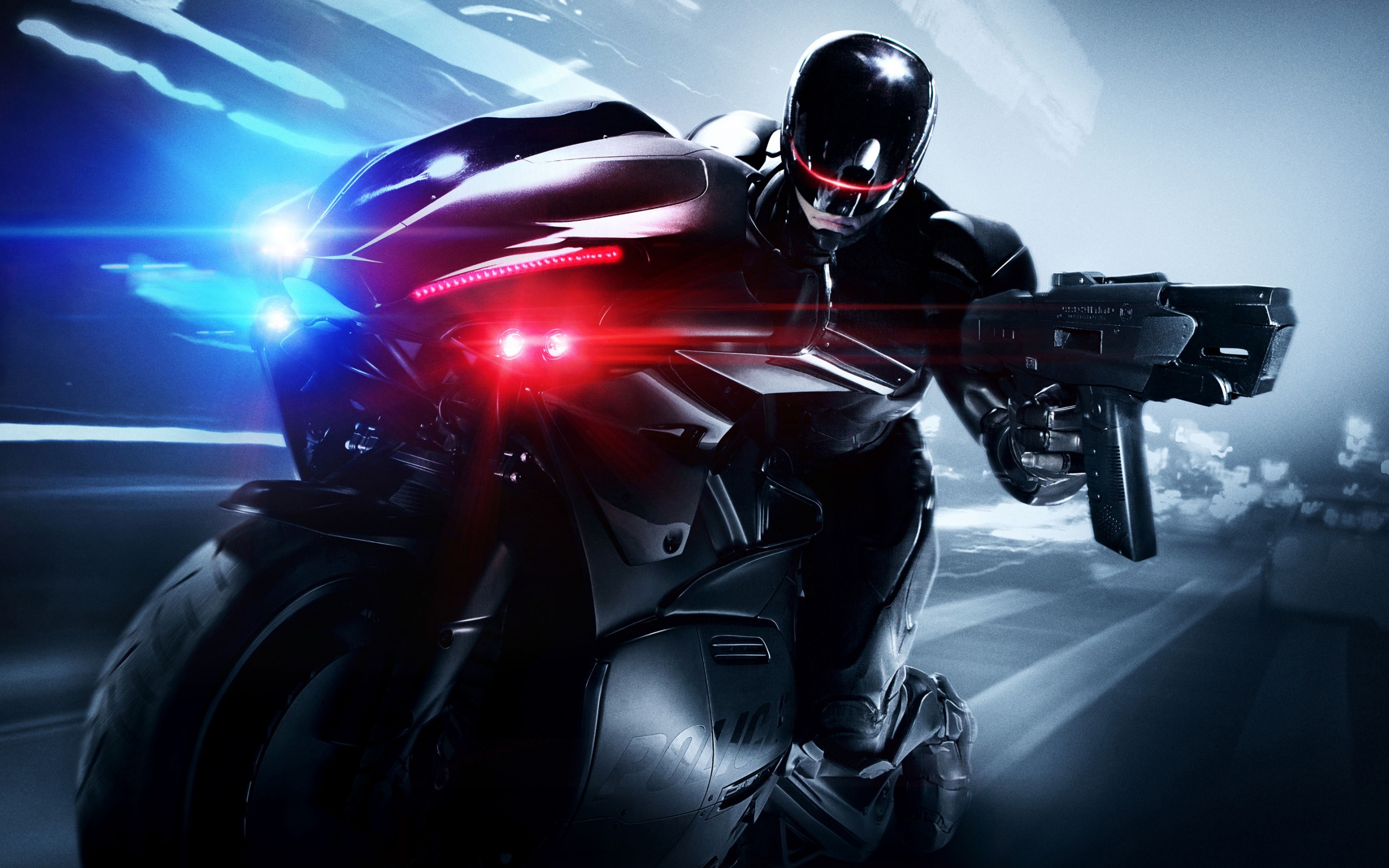 robocop, pantalla, im-gene