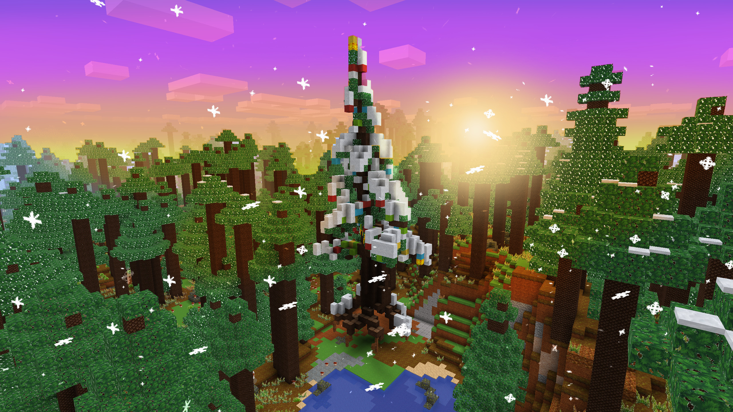 игры, рождество, minecraft