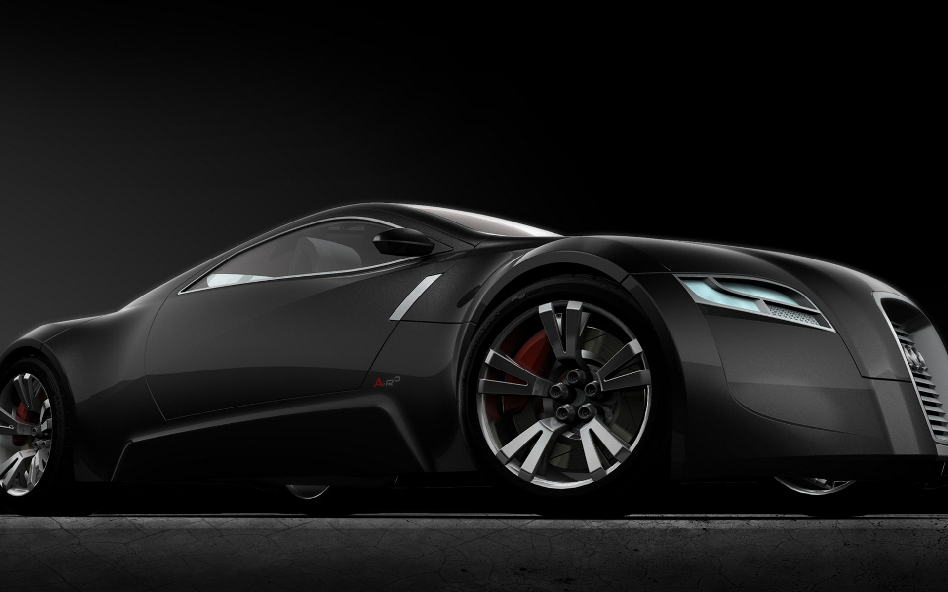 полный, ауди, ноль