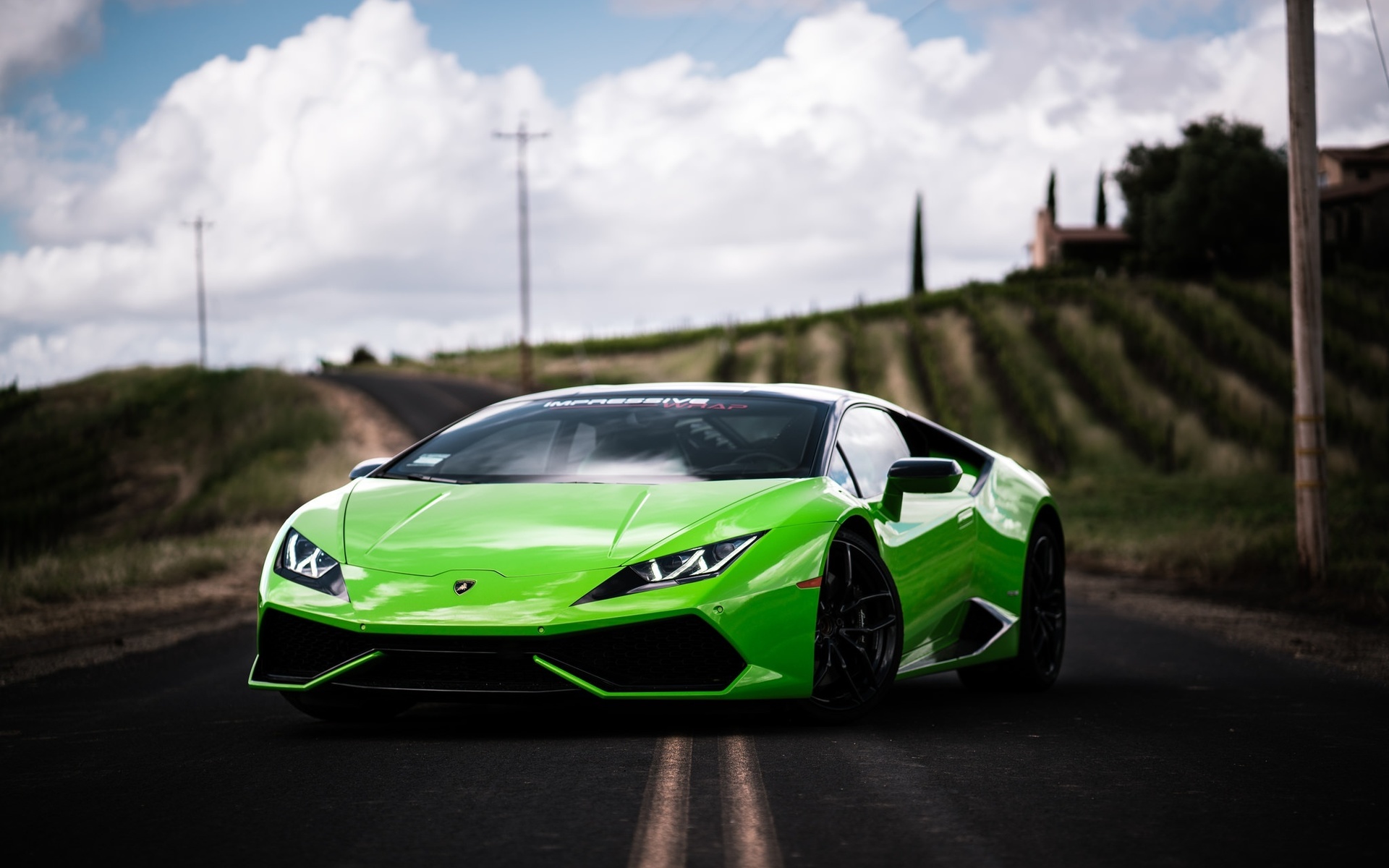 huracan, negro, verde