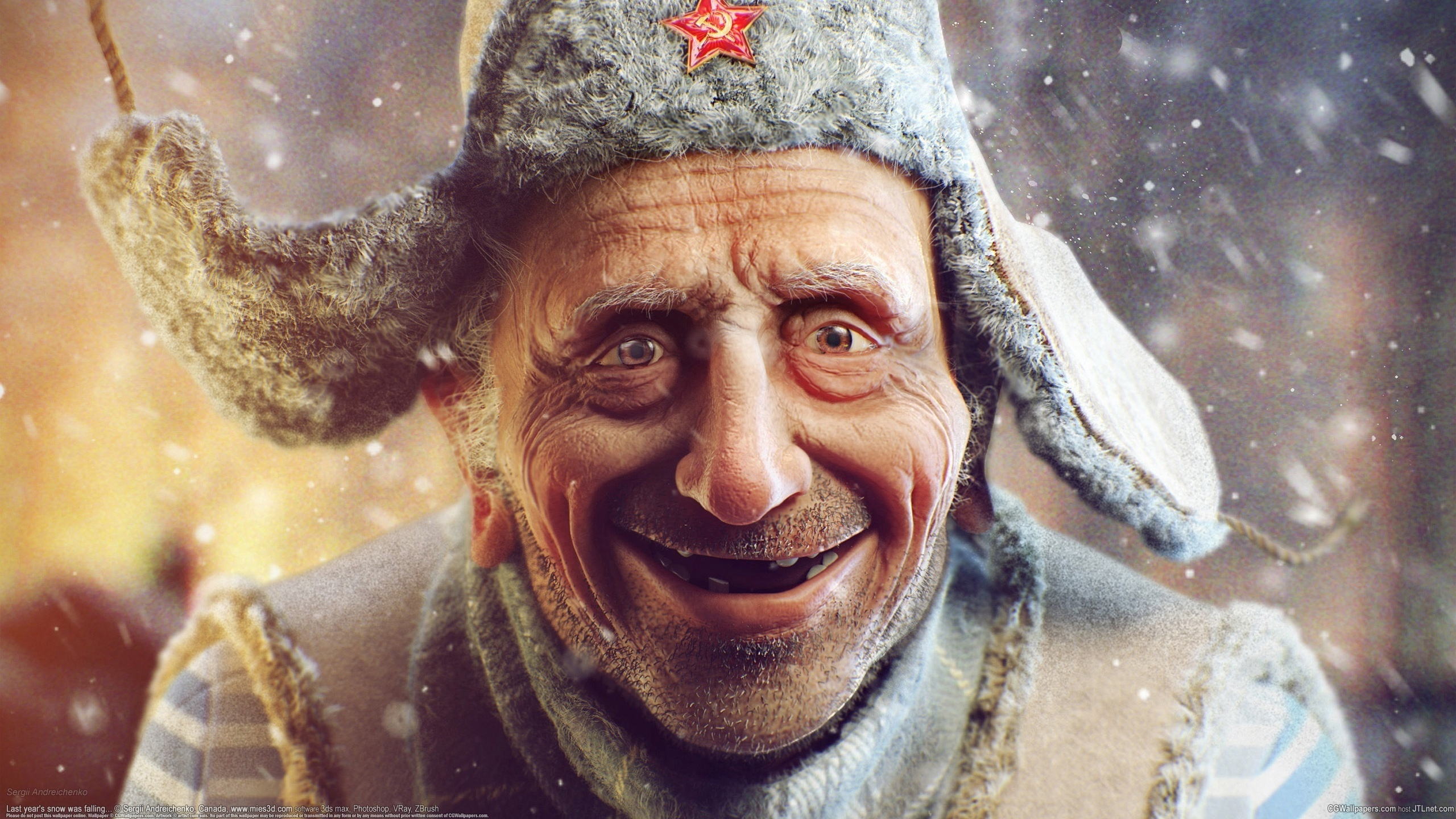 снег, падал, последний