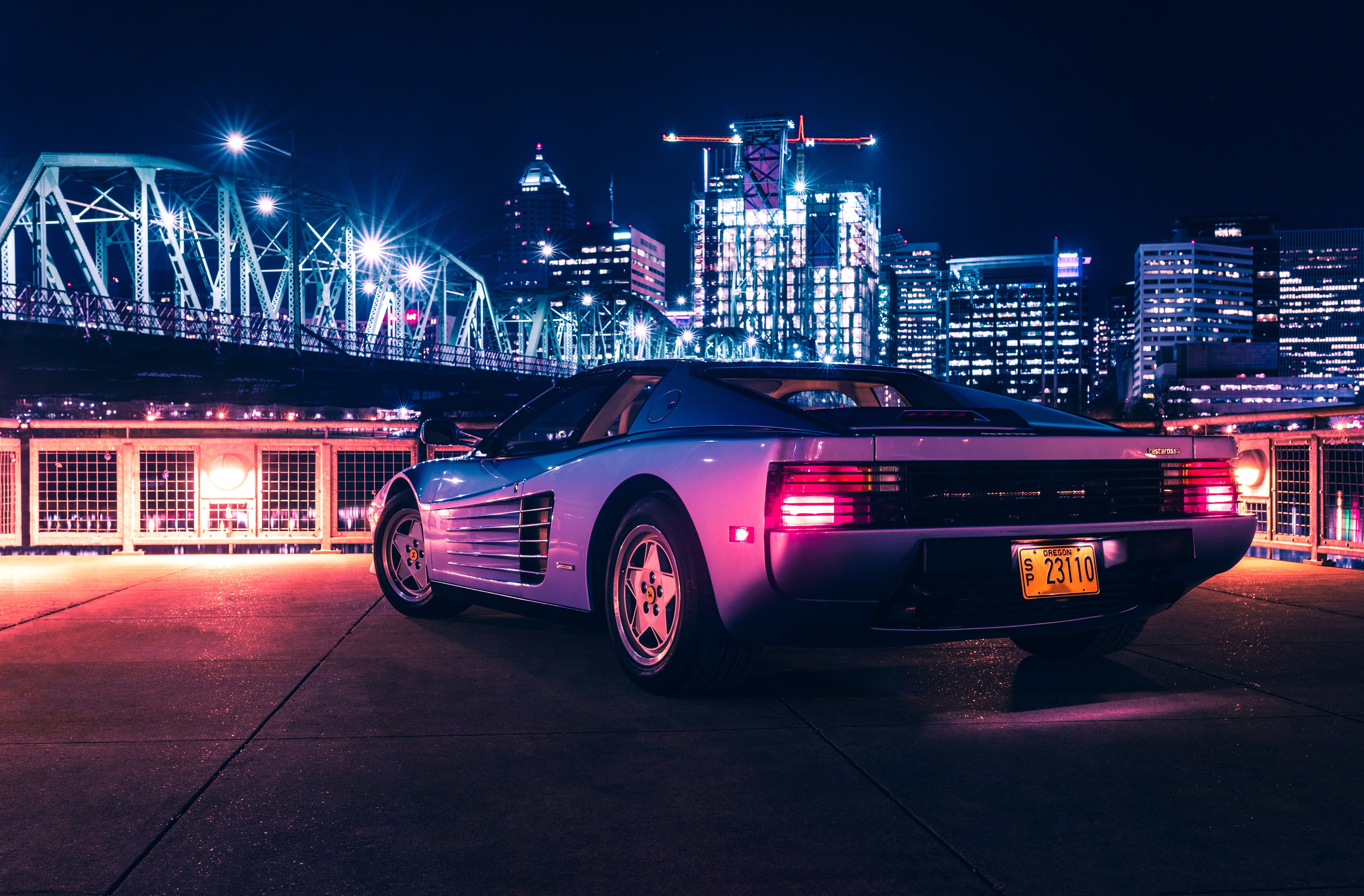 Fb машина. Ferrari Testarossa. Тестаросса ретровейв. 1987 Ferrari Testarossa. Ferrari Testarossa в ретровейв.