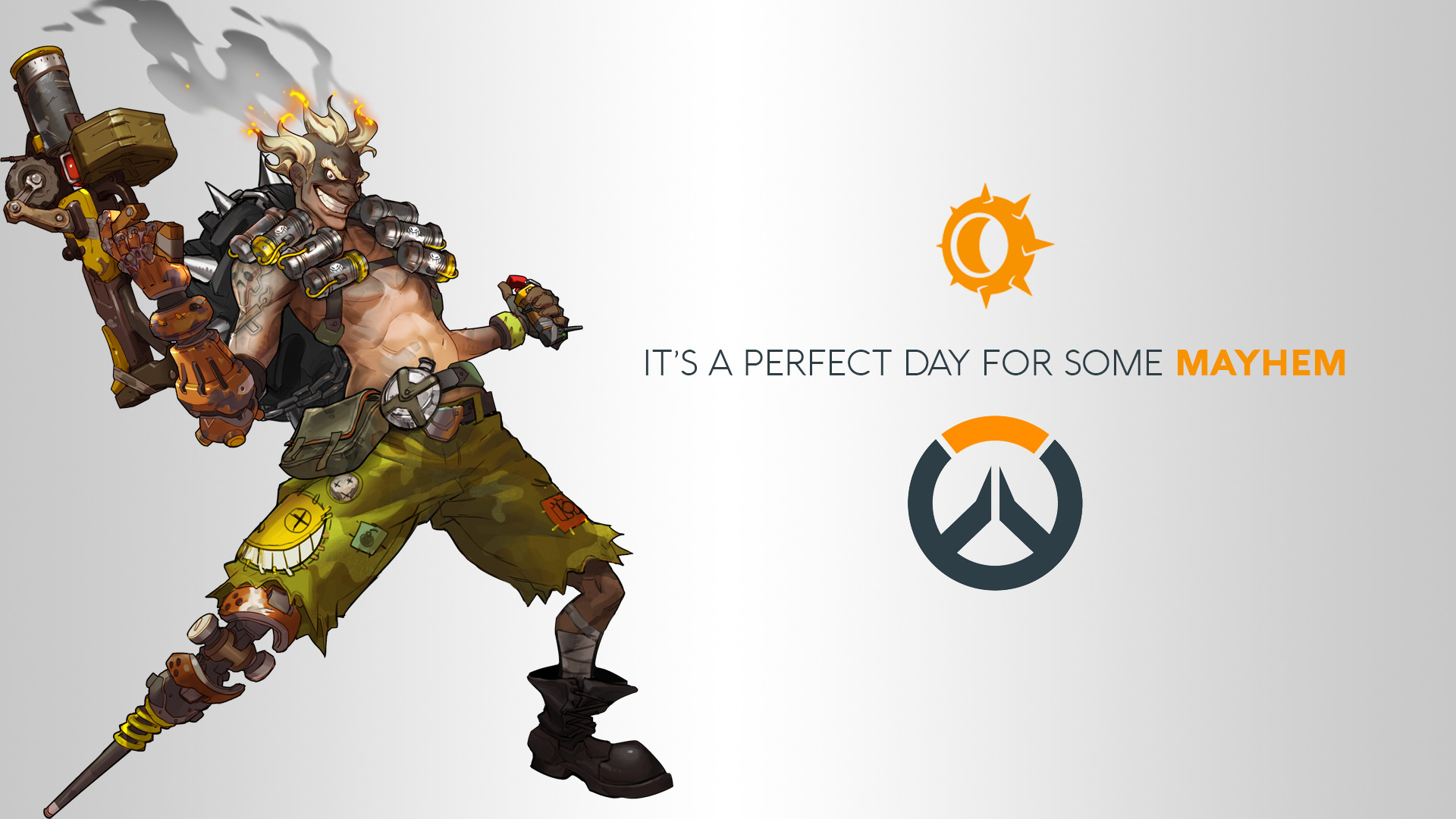 overwatch, junkrat, action