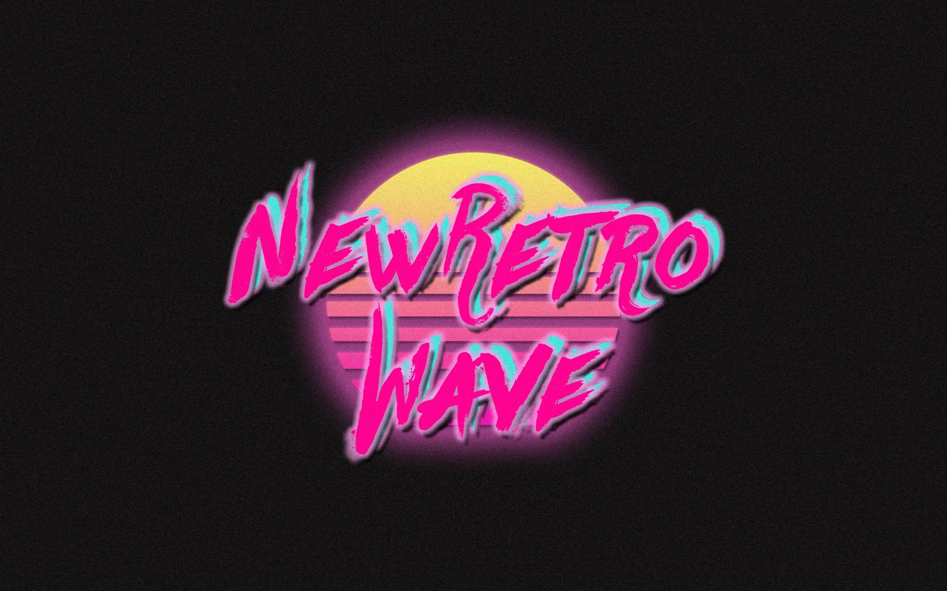 synthwave, neon, ретро