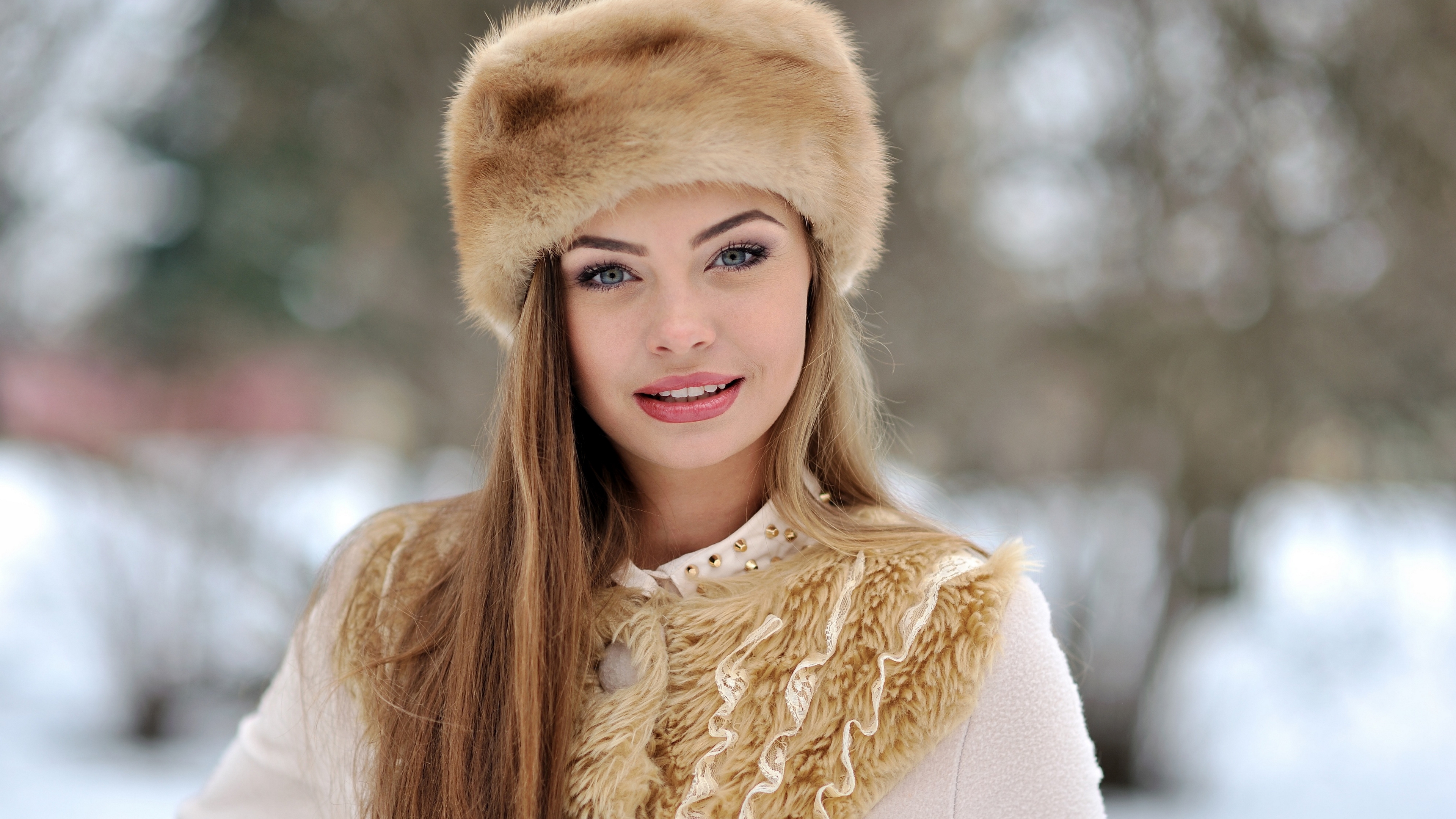 коллекцию, зимняя, фотосессия