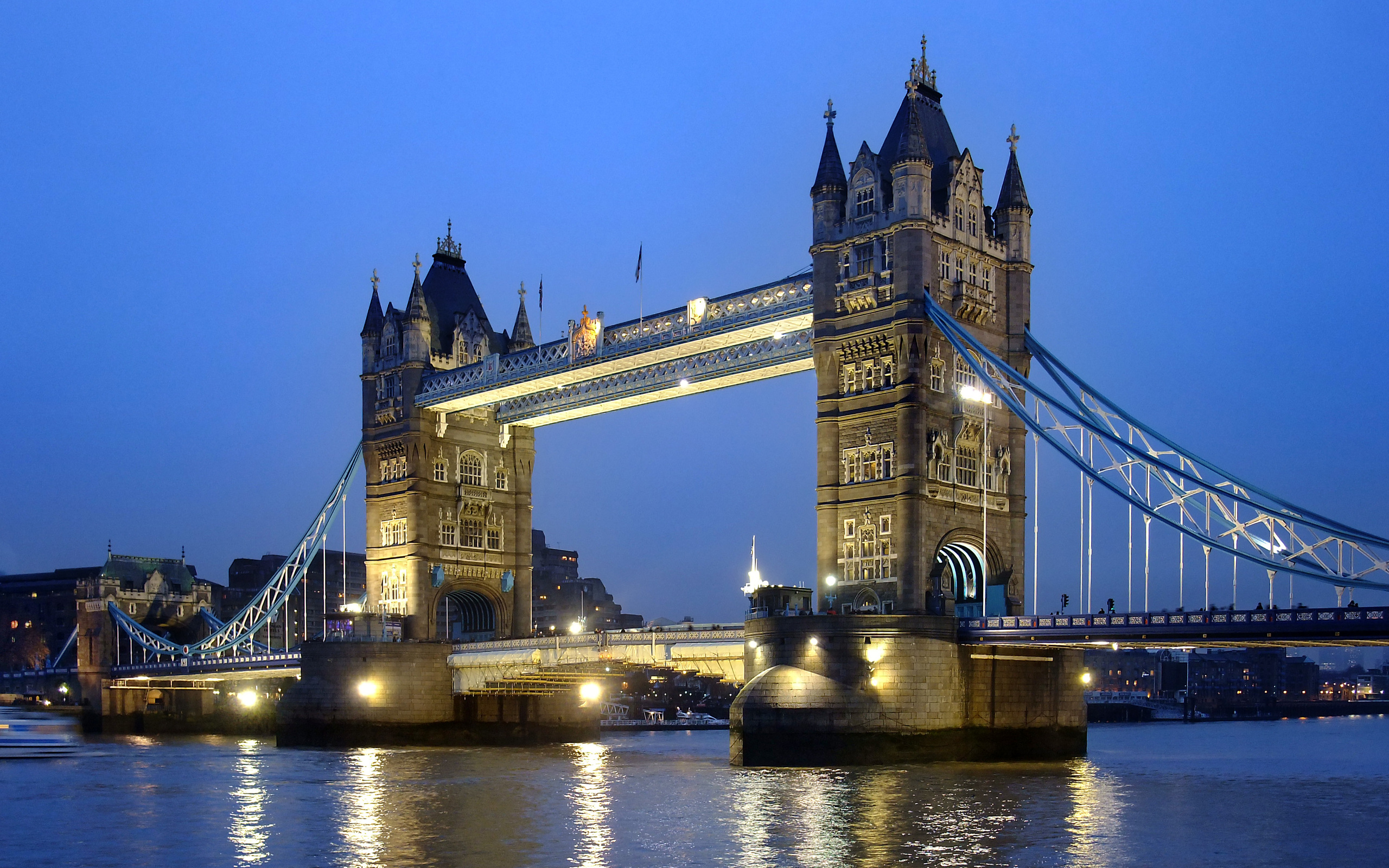 bridge, tower Фон № 23481 разрешение 2560x1600