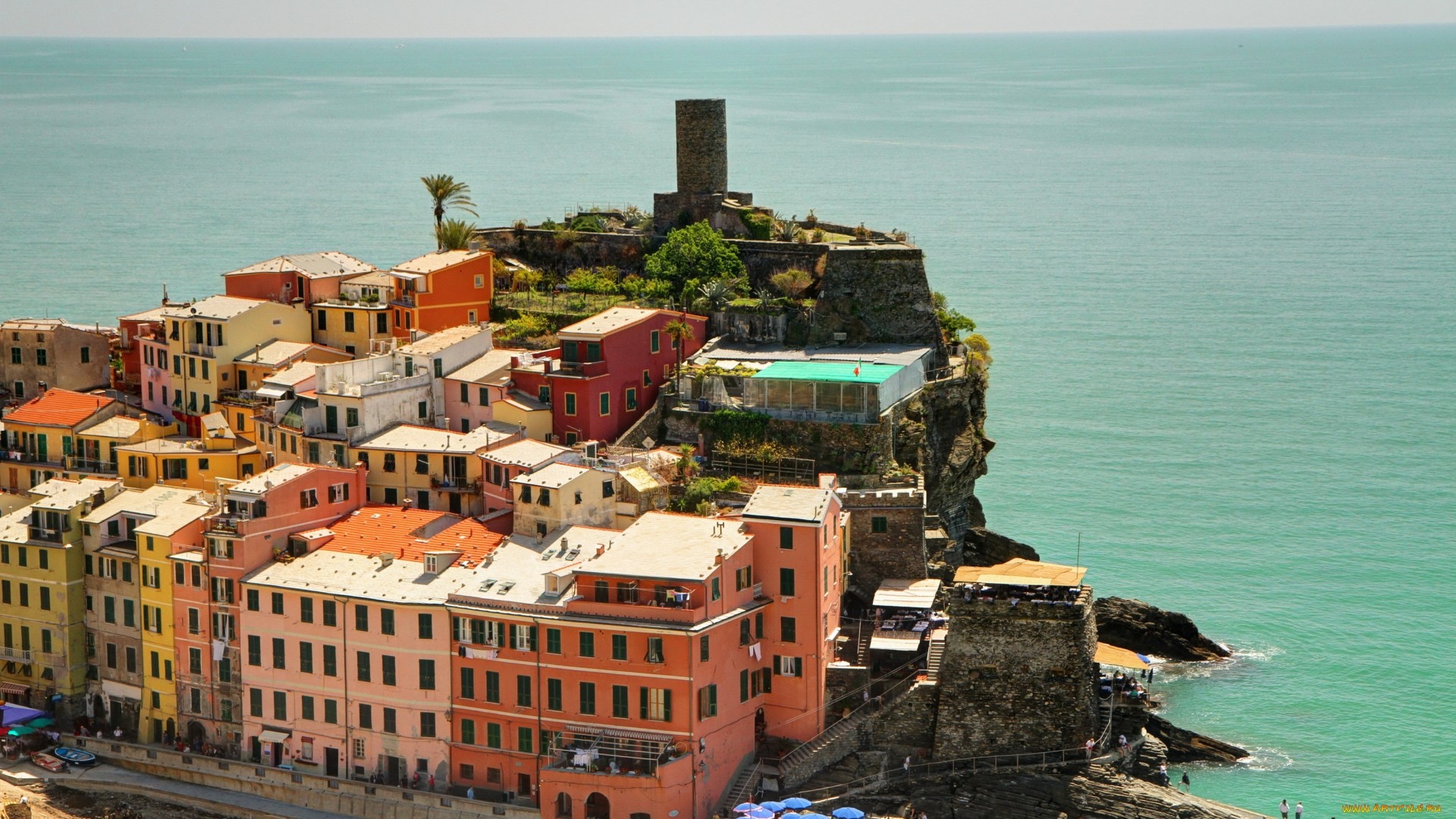 delle, cinque, terre