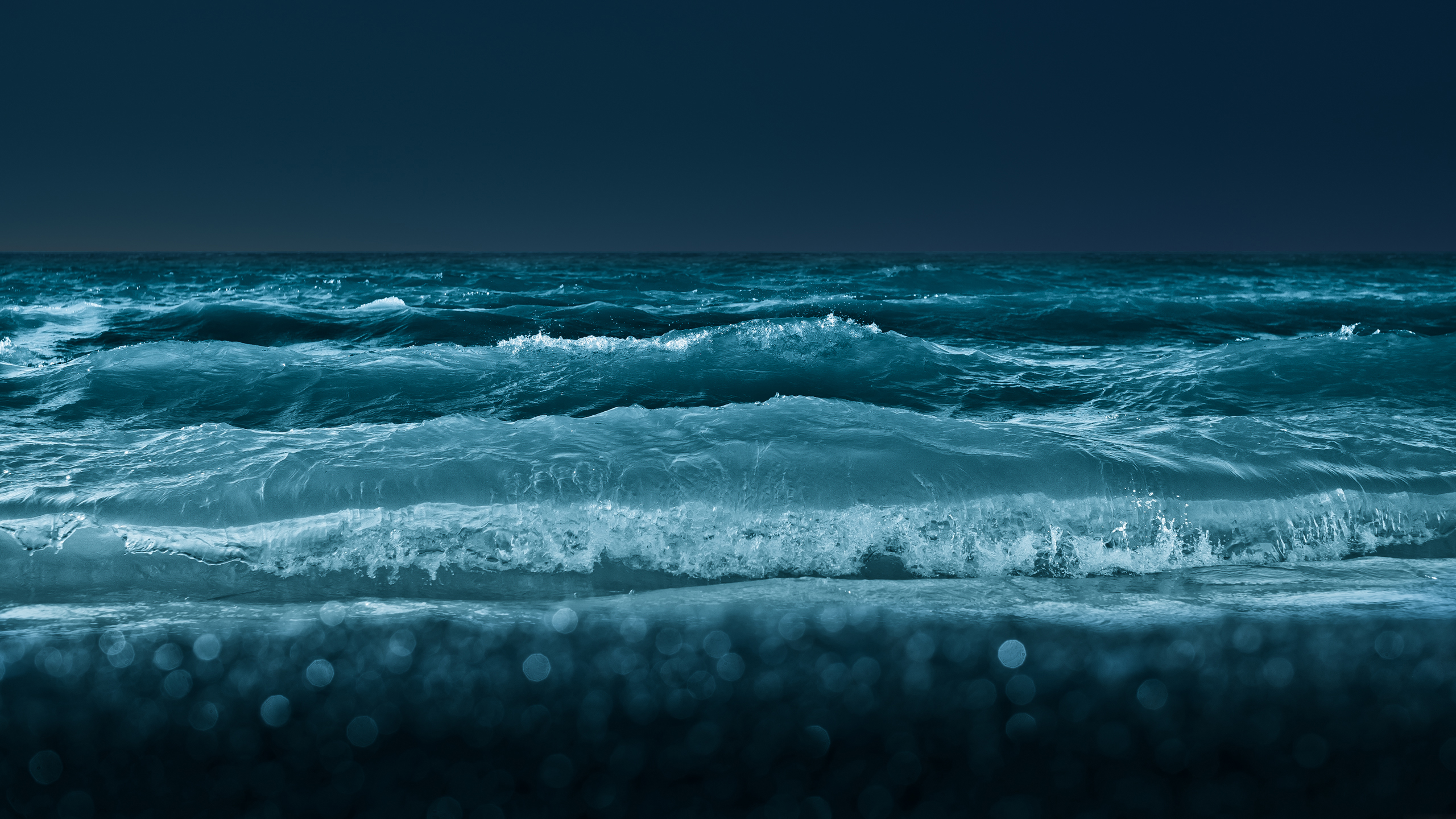 море, волны, океан