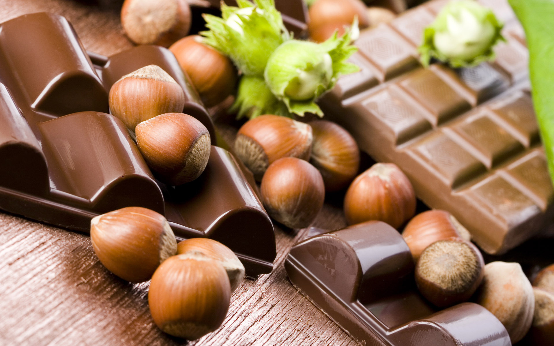 chocolate, орехи, фундук