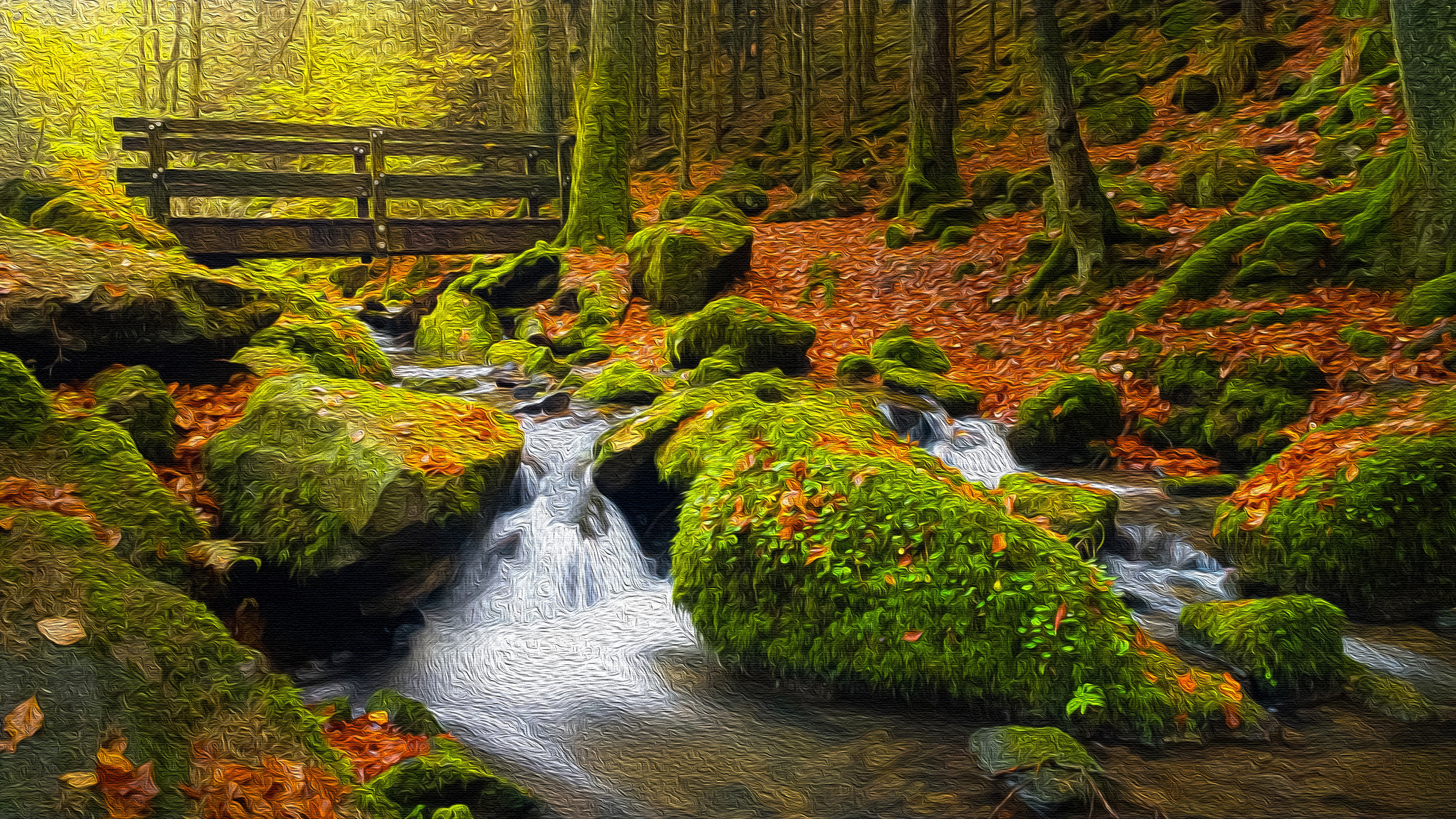 ручей, приток, река