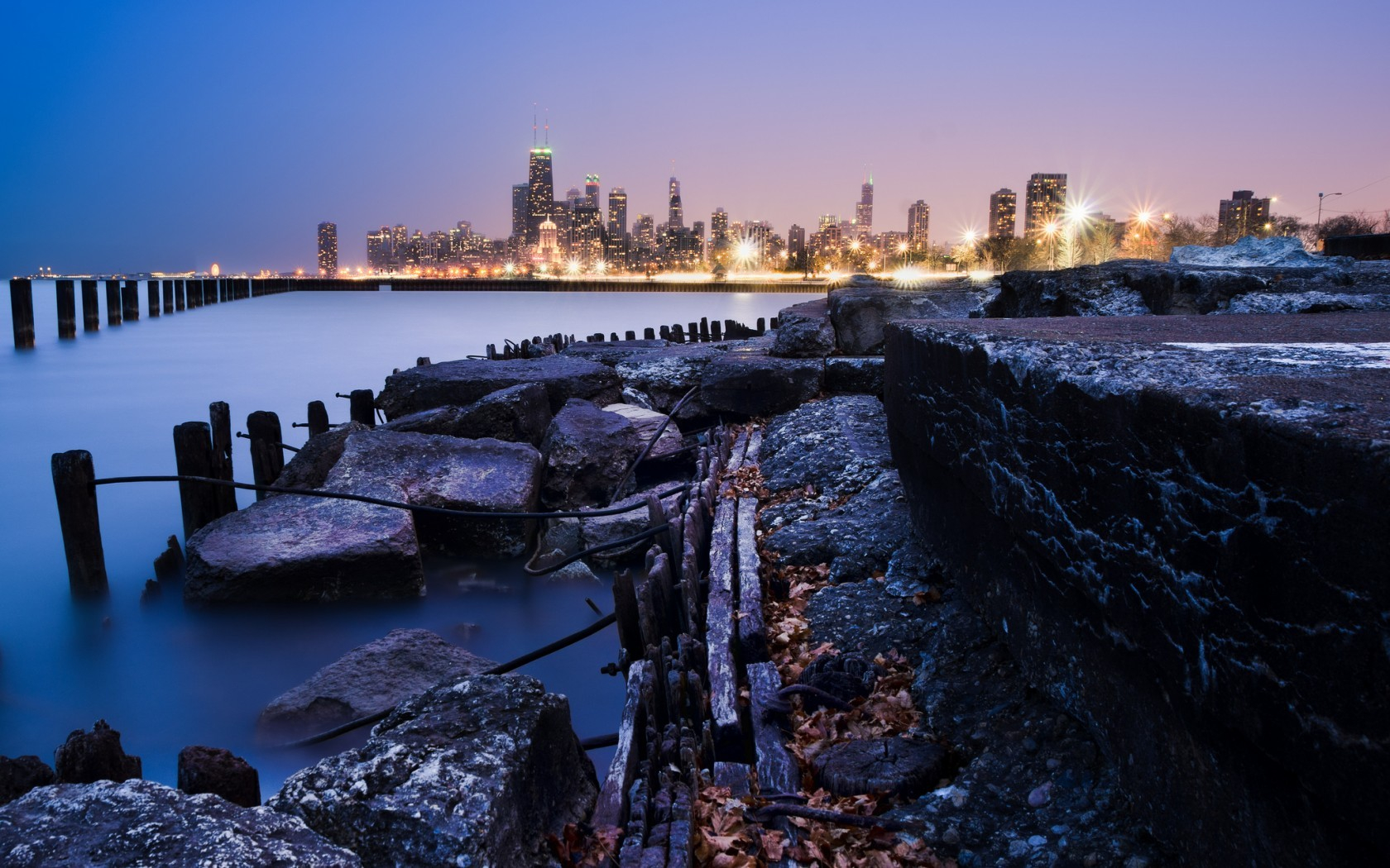 chicago, downtown, город