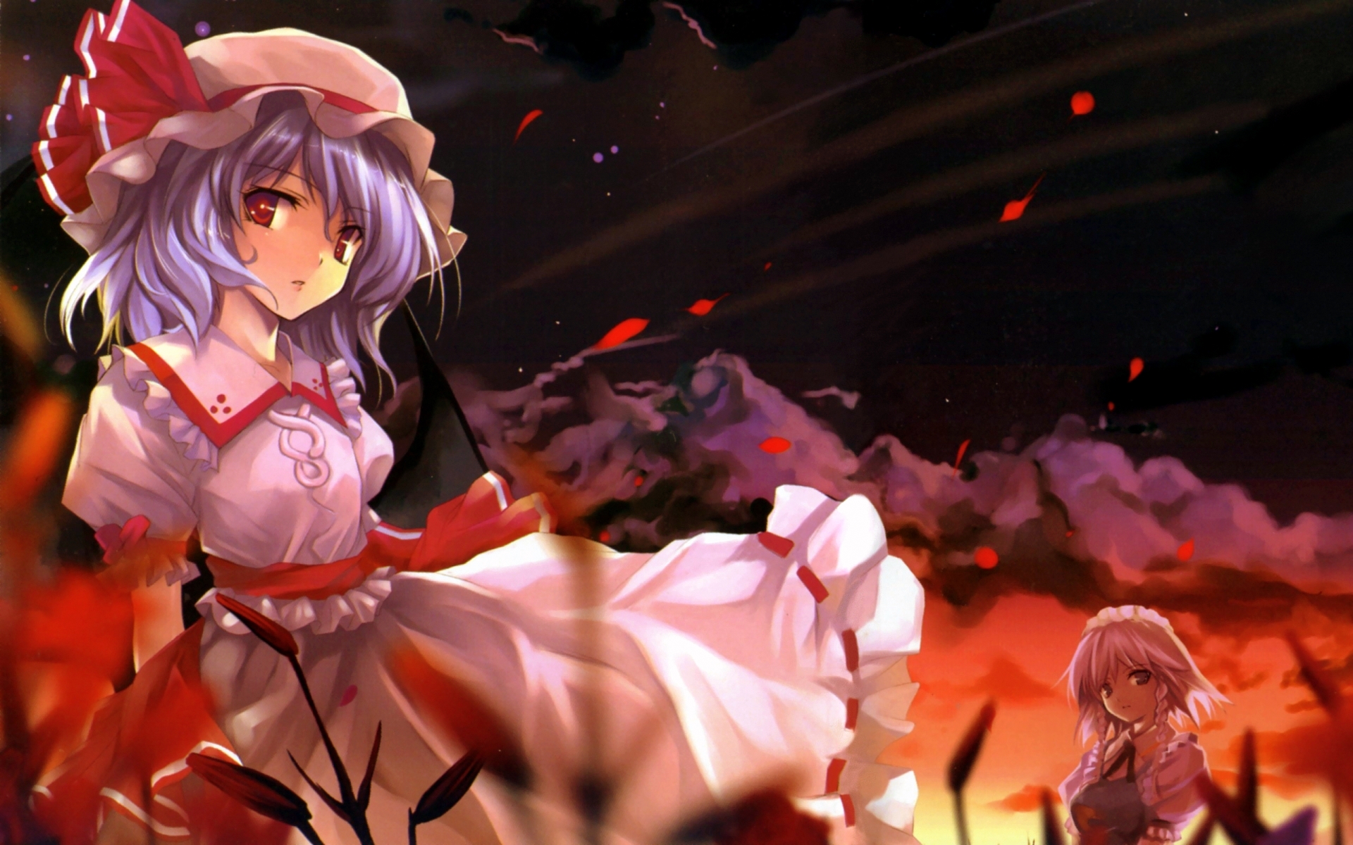touhou, remilia No 356 Разрешение 1920x1200